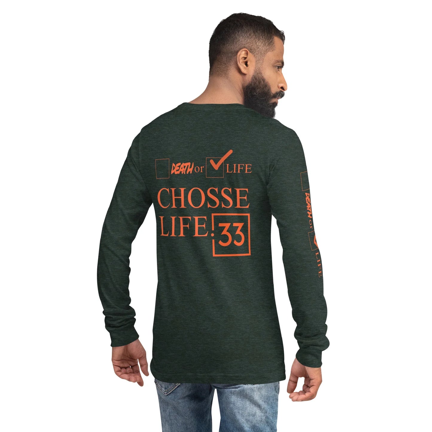 CHOOSE LIFE Unisex Long Sleeve Tee - Da G.A.T.E 33
