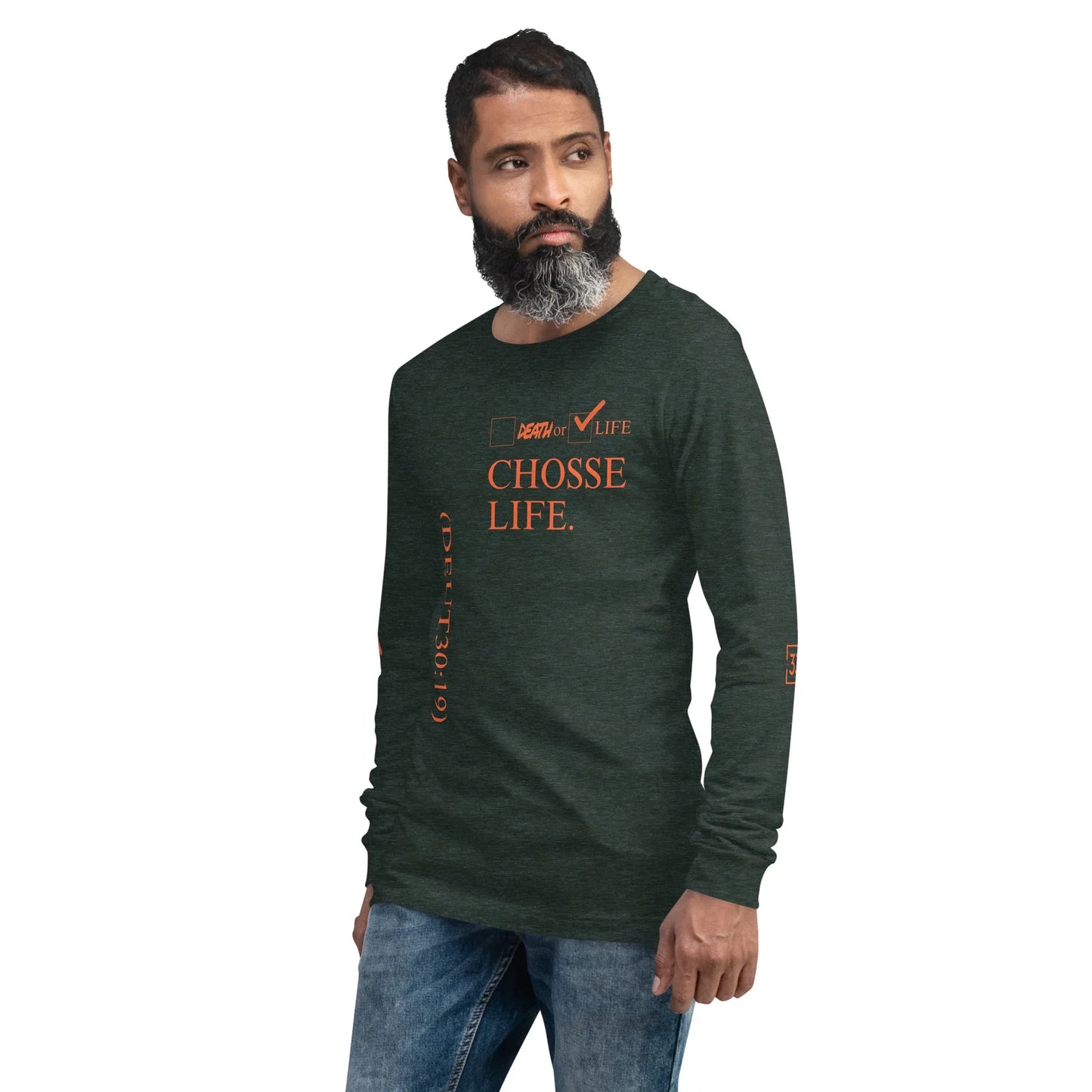 CHOOSE LIFE Unisex Long Sleeve Tee - Da G.A.T.E 33
