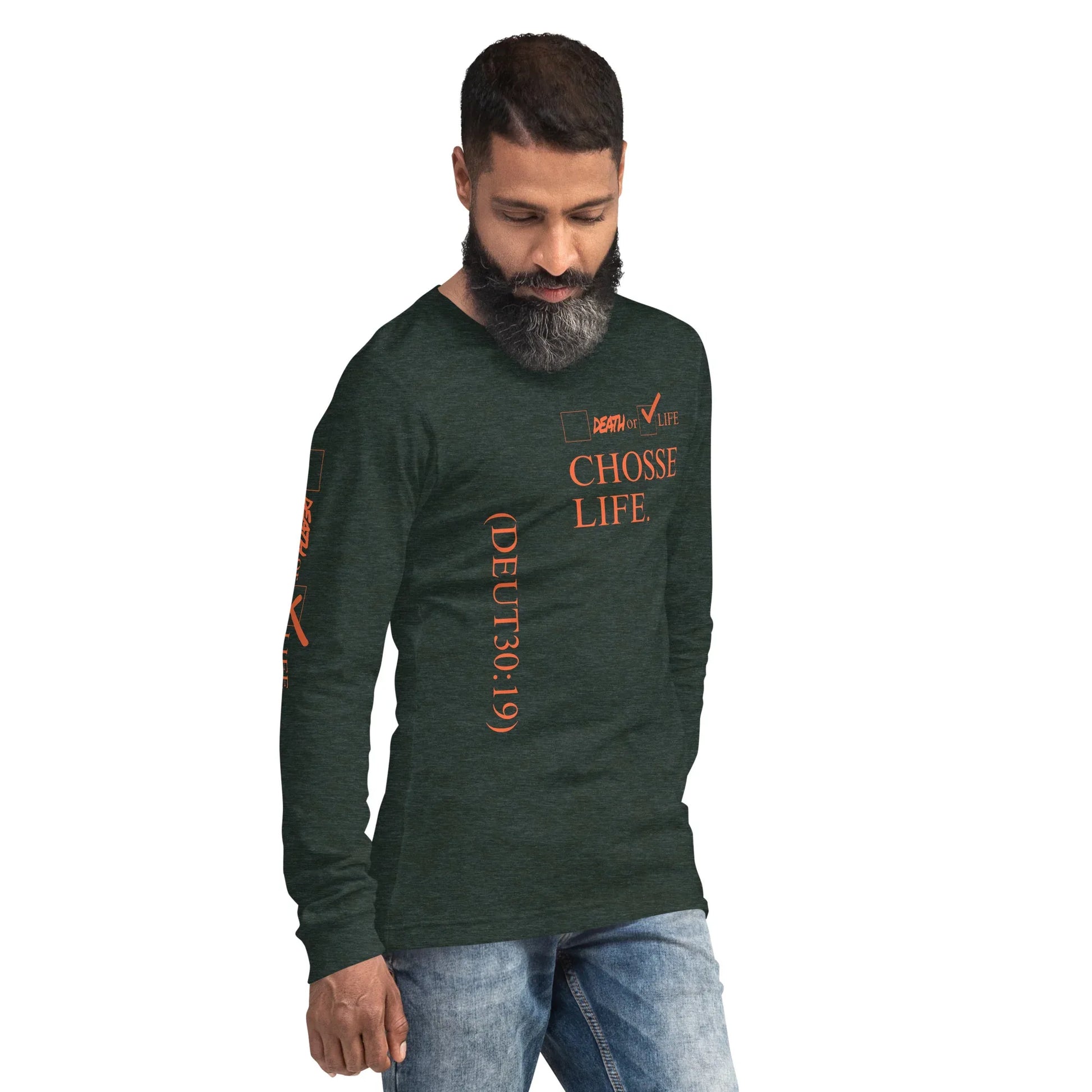 CHOOSE LIFE Unisex Long Sleeve Tee - Da G.A.T.E 33