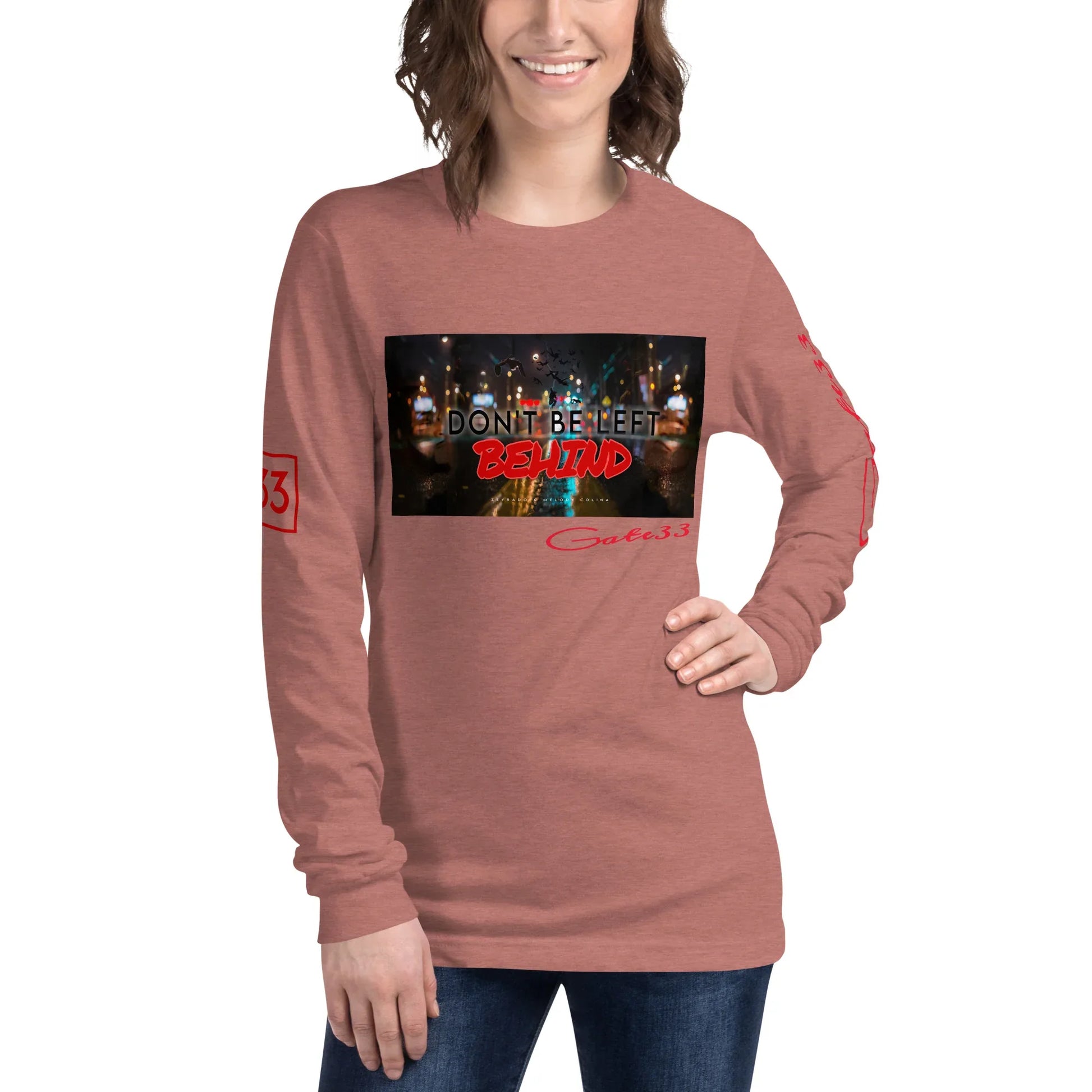 DON’T BE LEFT Unisex Long Sleeve Tee - Da G.A.T.E 33