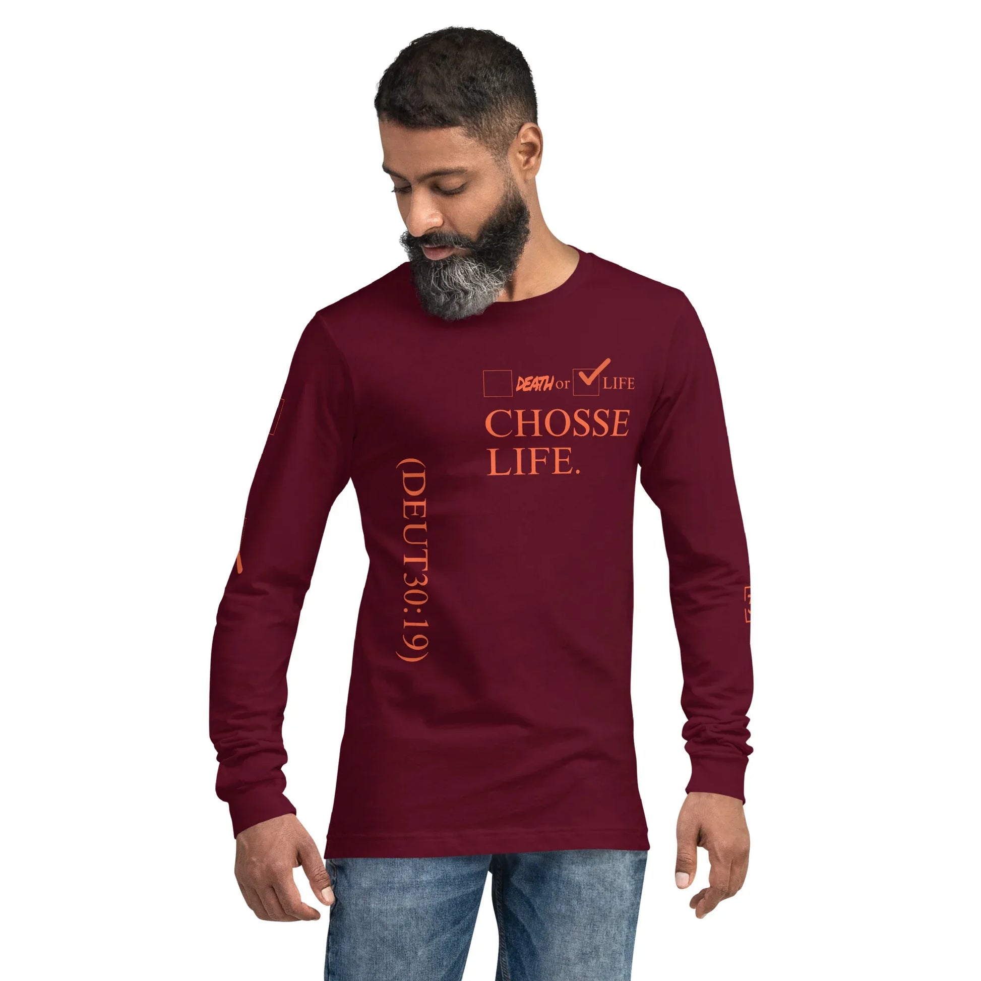 CHOOSE LIFE Unisex Long Sleeve Tee - Da G.A.T.E 33