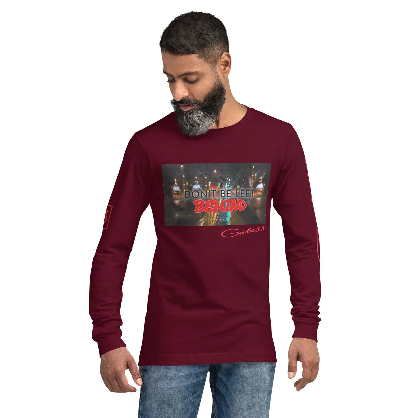DON’T BE LEFT Unisex Long Sleeve Tee - Da G.A.T.E 33