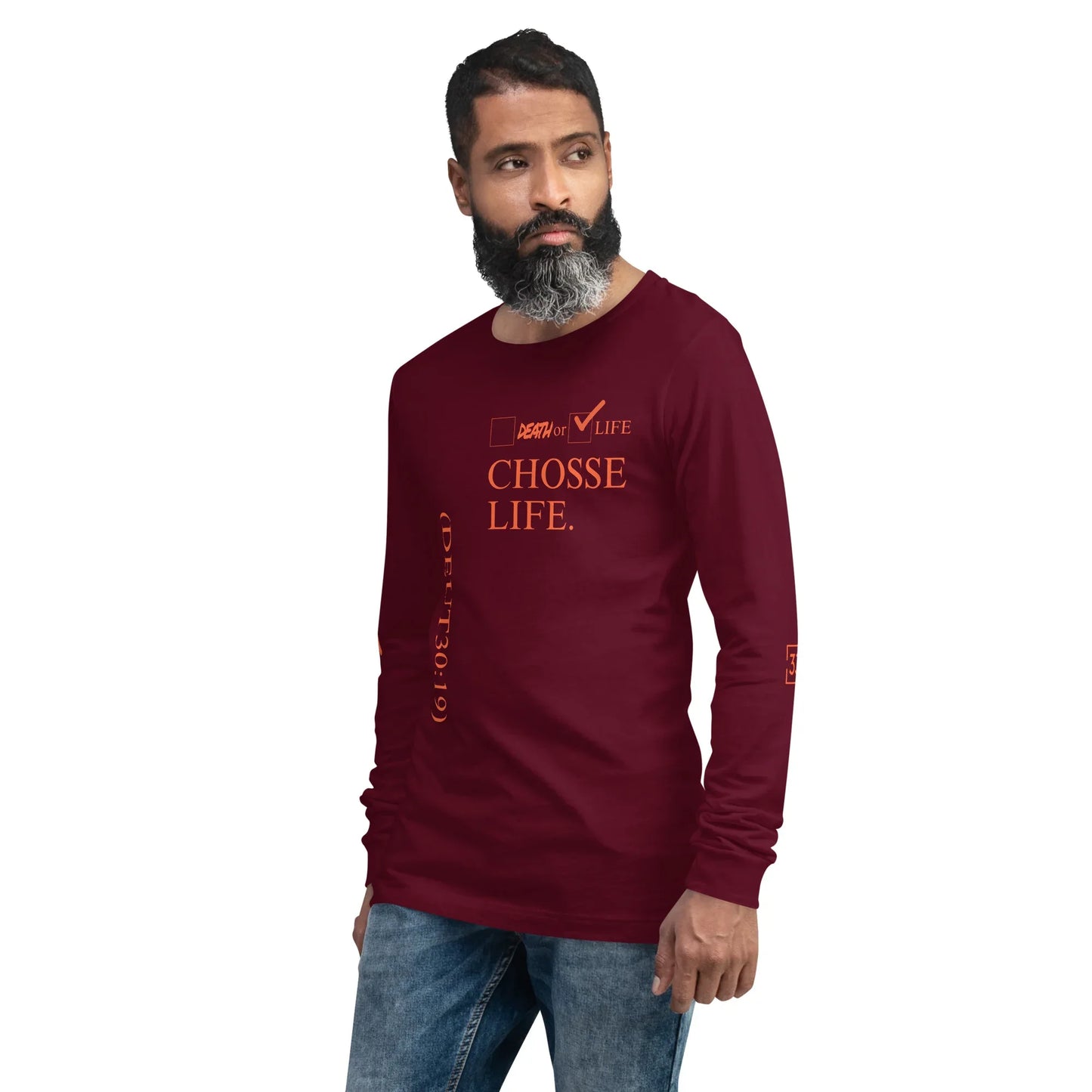 CHOOSE LIFE Unisex Long Sleeve Tee - Da G.A.T.E 33