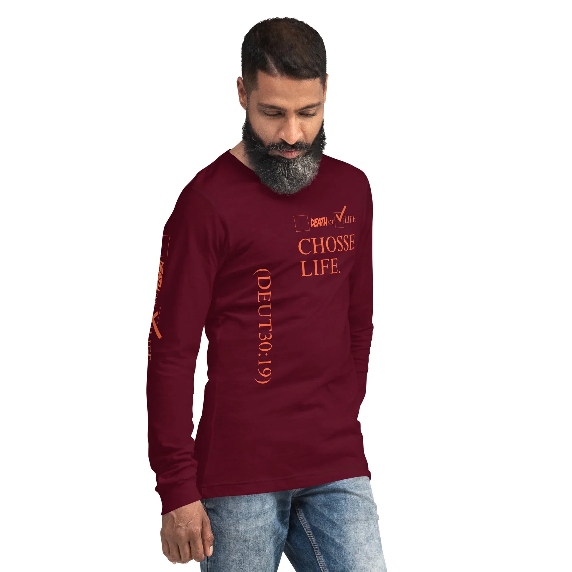 CHOOSE LIFE Unisex Long Sleeve Tee - Da G.A.T.E 33