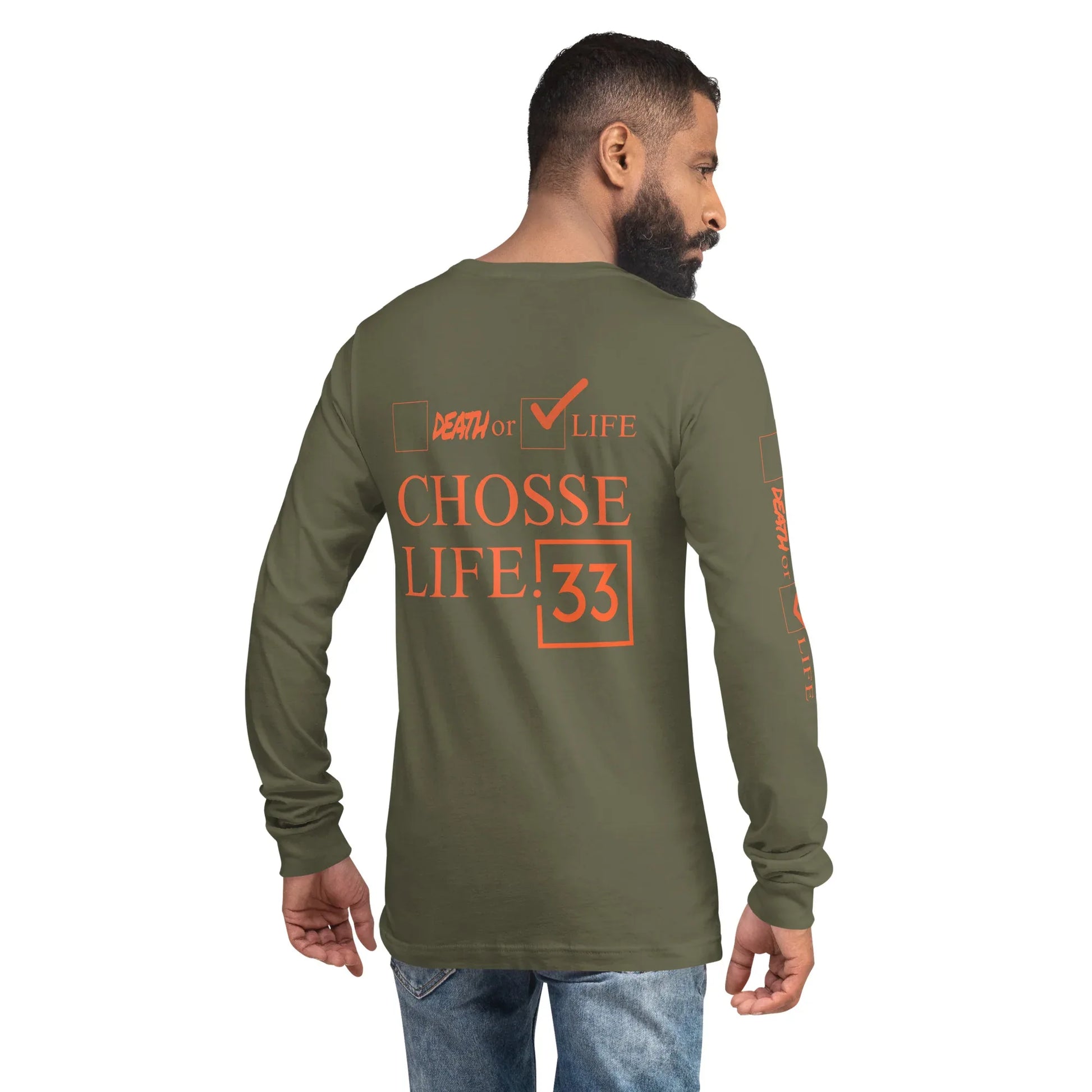 CHOOSE LIFE Unisex Long Sleeve Tee - Da G.A.T.E 33