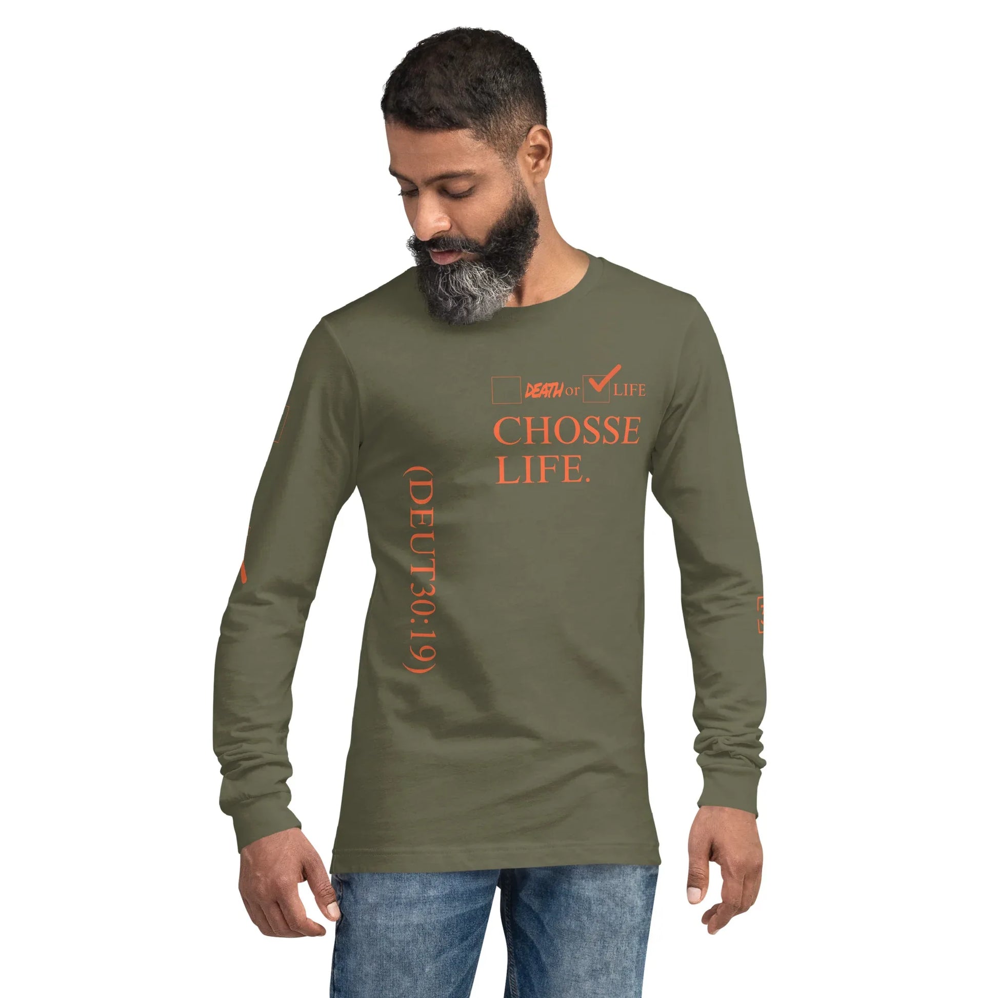 CHOOSE LIFE Unisex Long Sleeve Tee - Da G.A.T.E 33