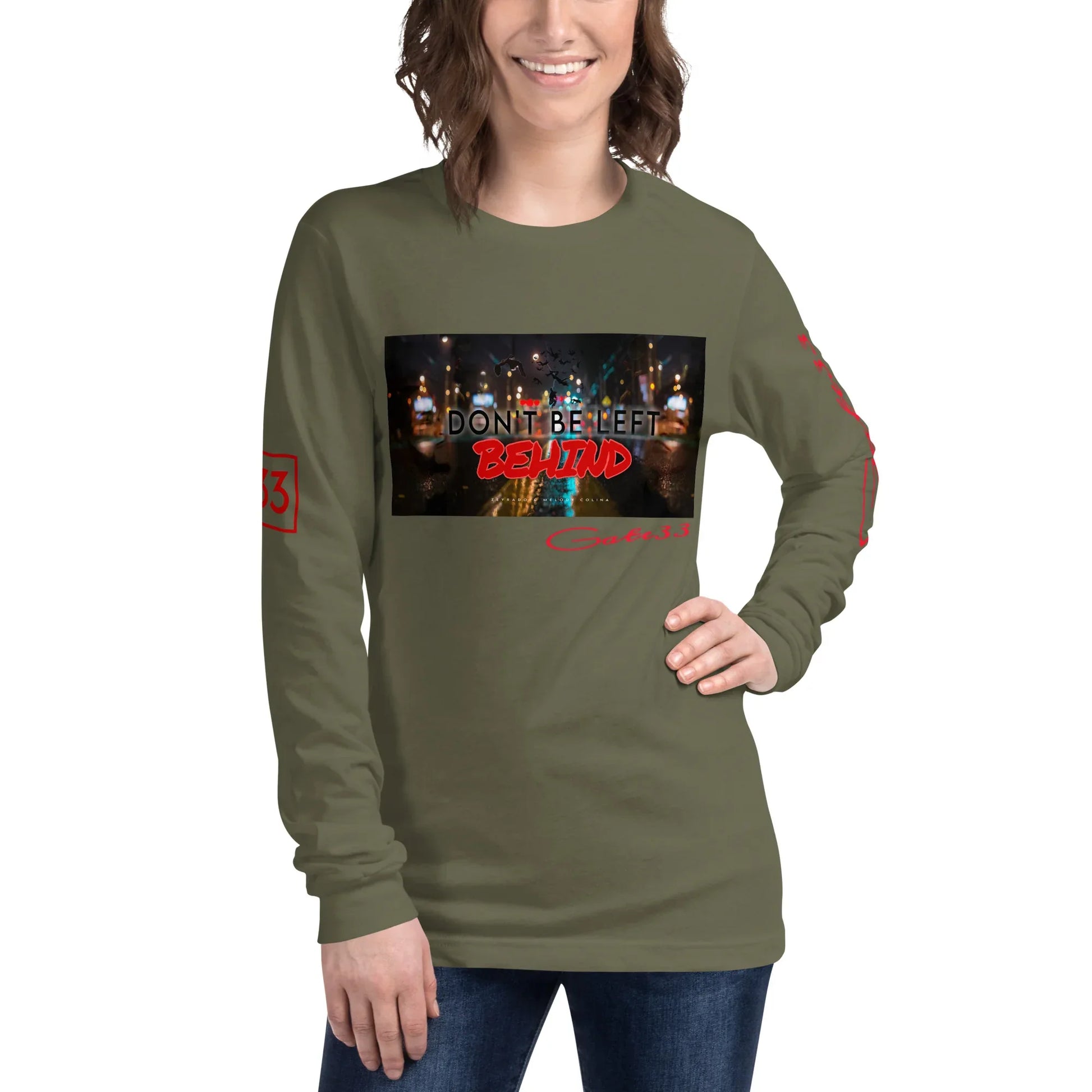 DON’T BE LEFT Unisex Long Sleeve Tee - Da G.A.T.E 33
