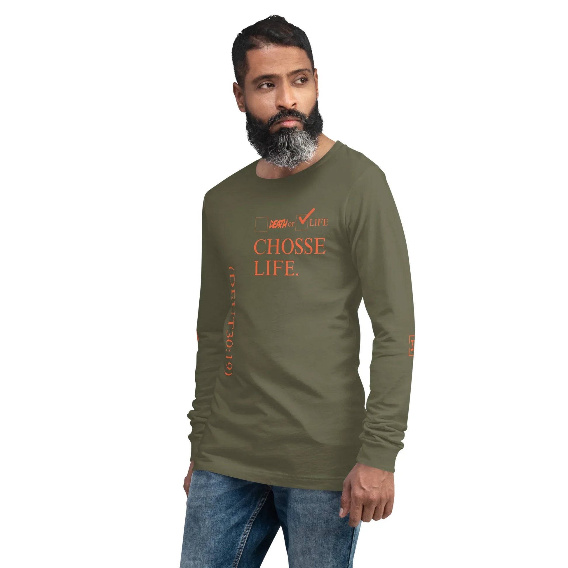 CHOOSE LIFE Unisex Long Sleeve Tee - Da G.A.T.E 33