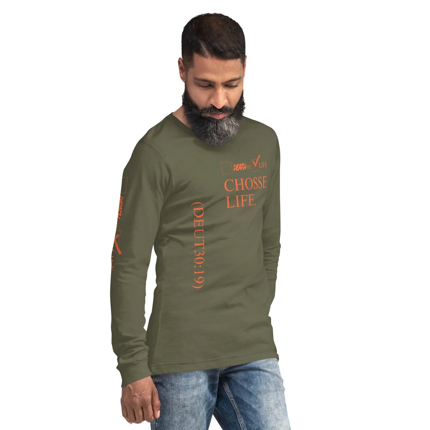 CHOOSE LIFE Unisex Long Sleeve Tee - Da G.A.T.E 33