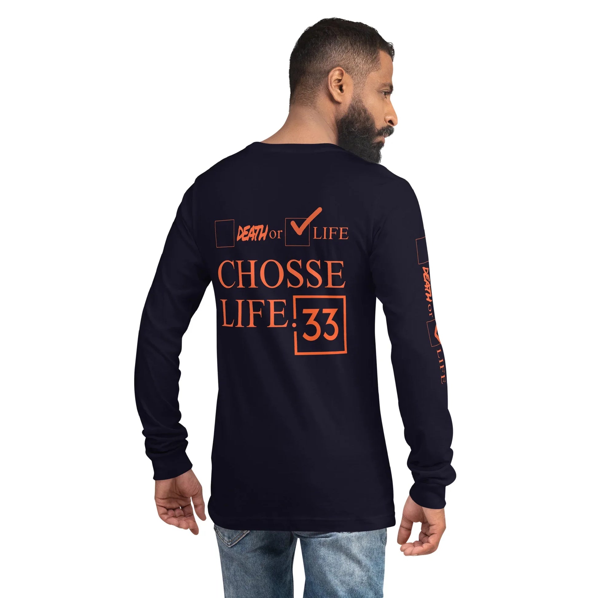 CHOOSE LIFE Unisex Long Sleeve Tee - Da G.A.T.E 33