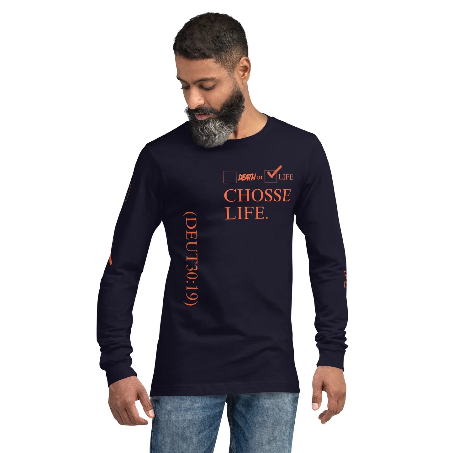 CHOOSE LIFE Unisex Long Sleeve Tee - Da G.A.T.E 33