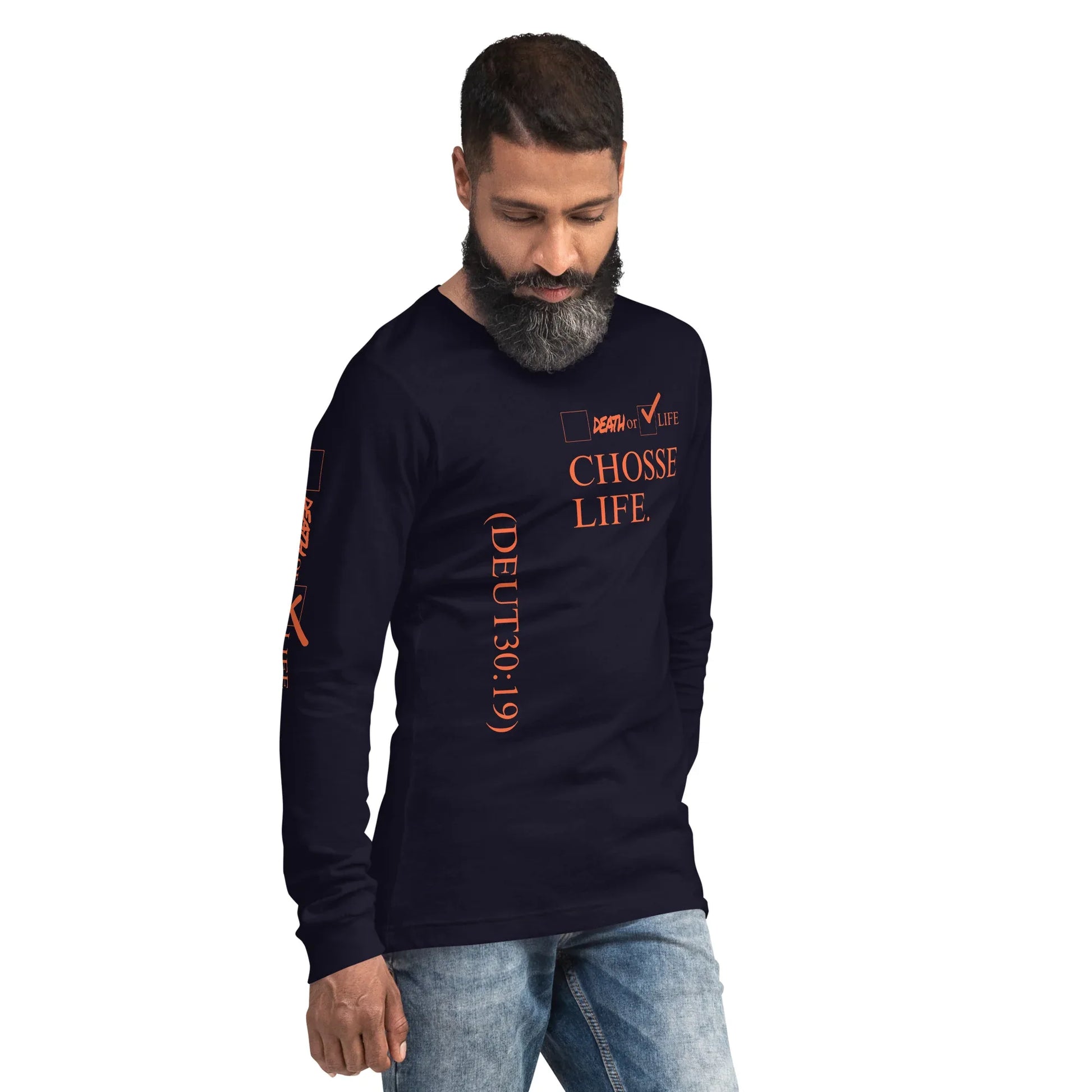 CHOOSE LIFE Unisex Long Sleeve Tee - Da G.A.T.E 33