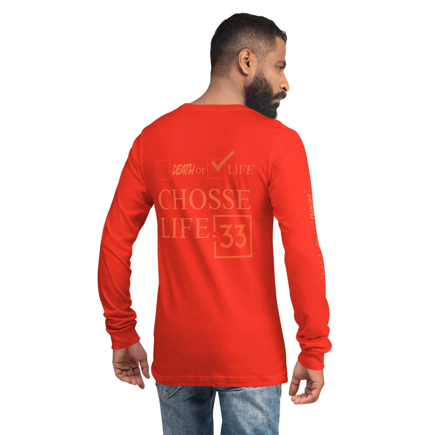 CHOOSE LIFE Unisex Long Sleeve Tee - Da G.A.T.E 33