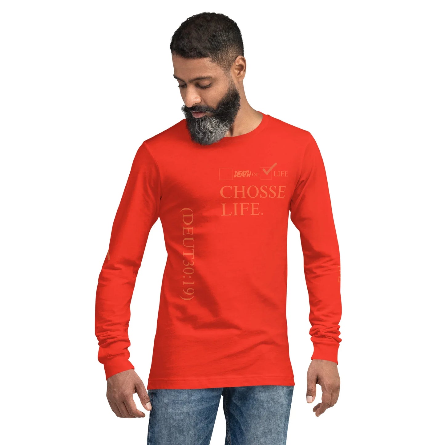 CHOOSE LIFE Unisex Long Sleeve Tee - Da G.A.T.E 33