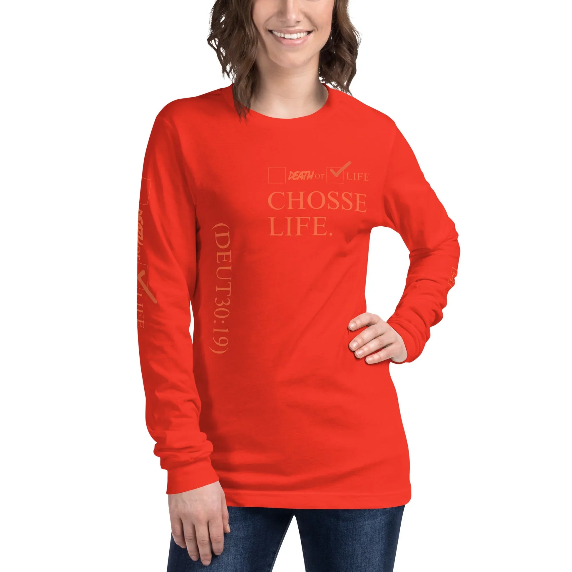 CHOOSE LIFE Unisex Long Sleeve Tee - Da G.A.T.E 33