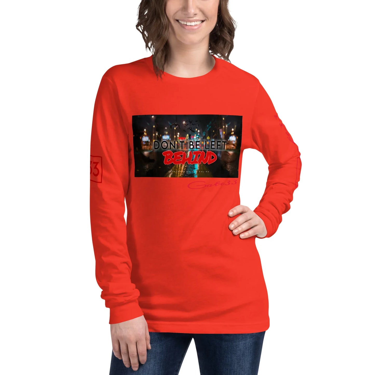 DON’T BE LEFT Unisex Long Sleeve Tee - Da G.A.T.E 33