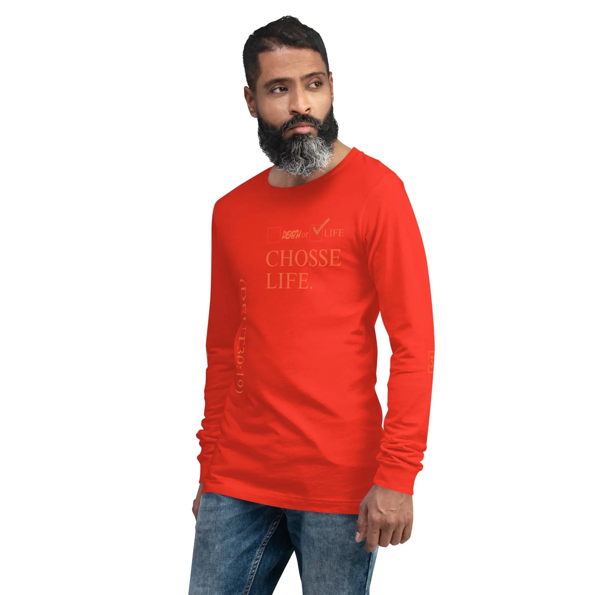 CHOOSE LIFE Unisex Long Sleeve Tee - Da G.A.T.E 33