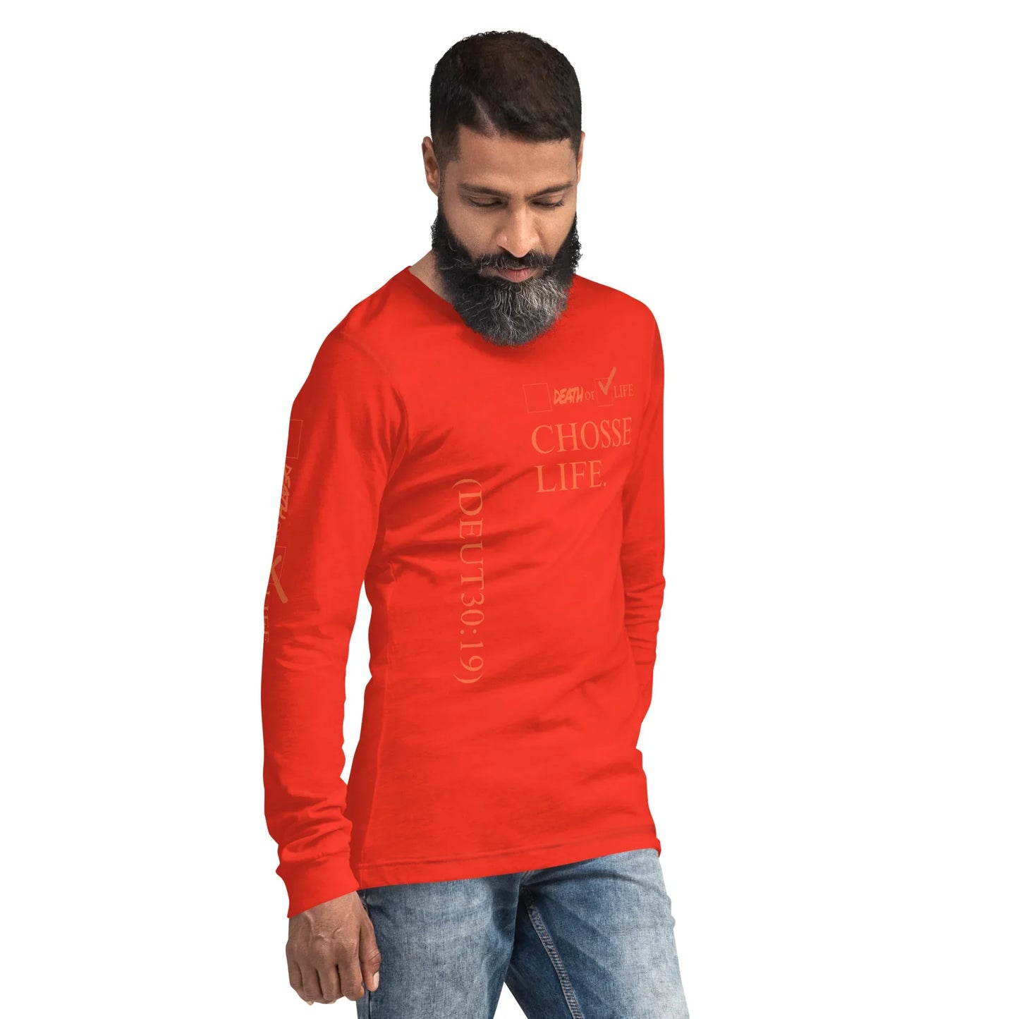 CHOOSE LIFE Unisex Long Sleeve Tee - Da G.A.T.E 33