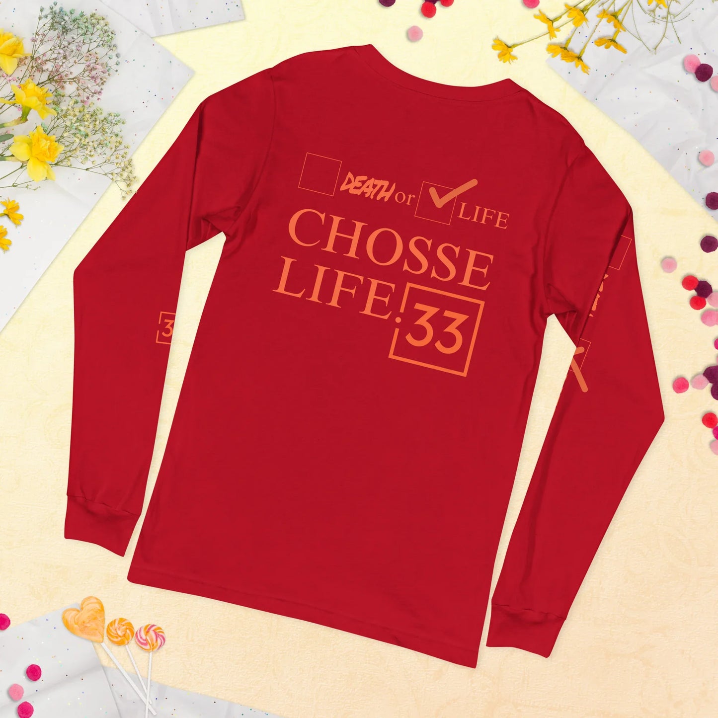 CHOOSE LIFE Unisex Long Sleeve Tee - Da G.A.T.E 33