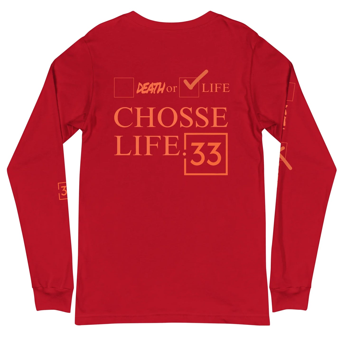 CHOOSE LIFE Unisex Long Sleeve Tee - Da G.A.T.E 33