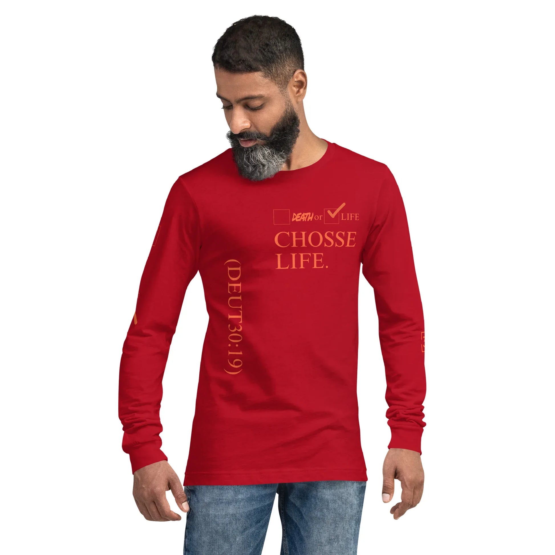 CHOOSE LIFE Unisex Long Sleeve Tee - Da G.A.T.E 33