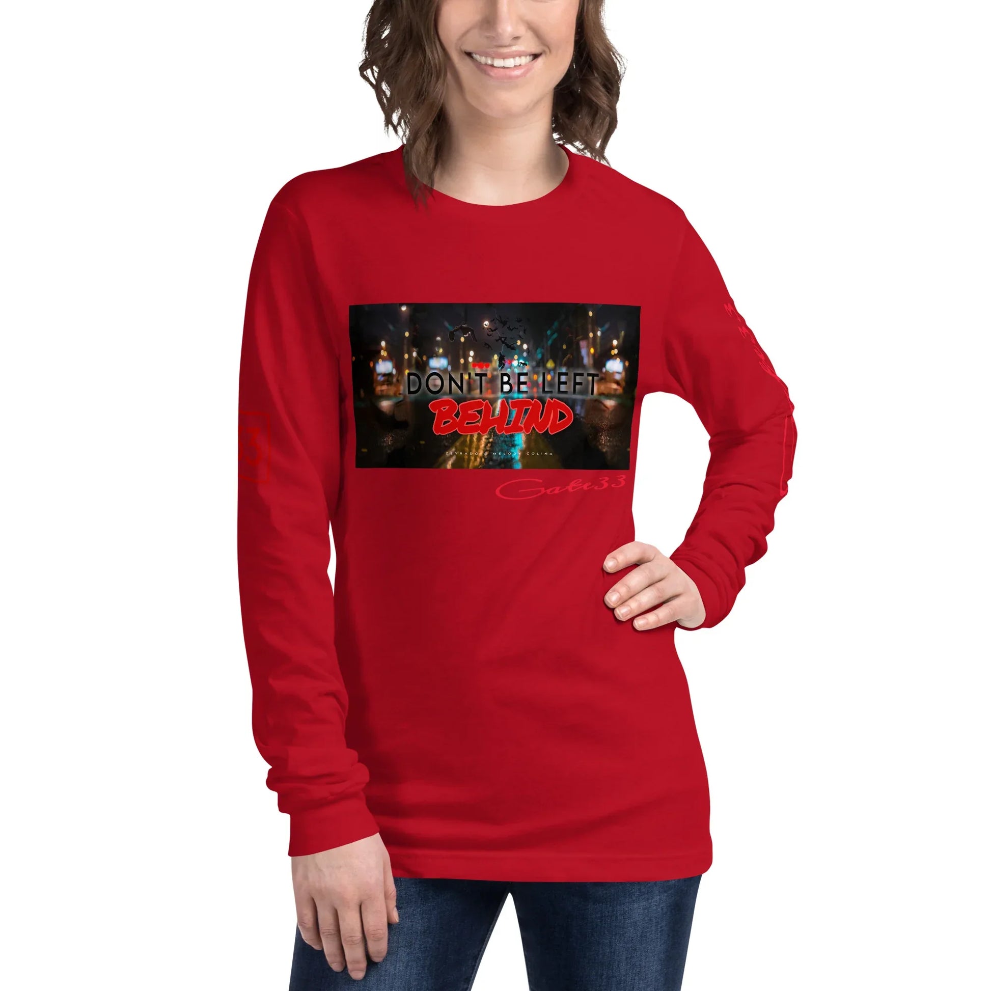 DON’T BE LEFT Unisex Long Sleeve Tee - Da G.A.T.E 33
