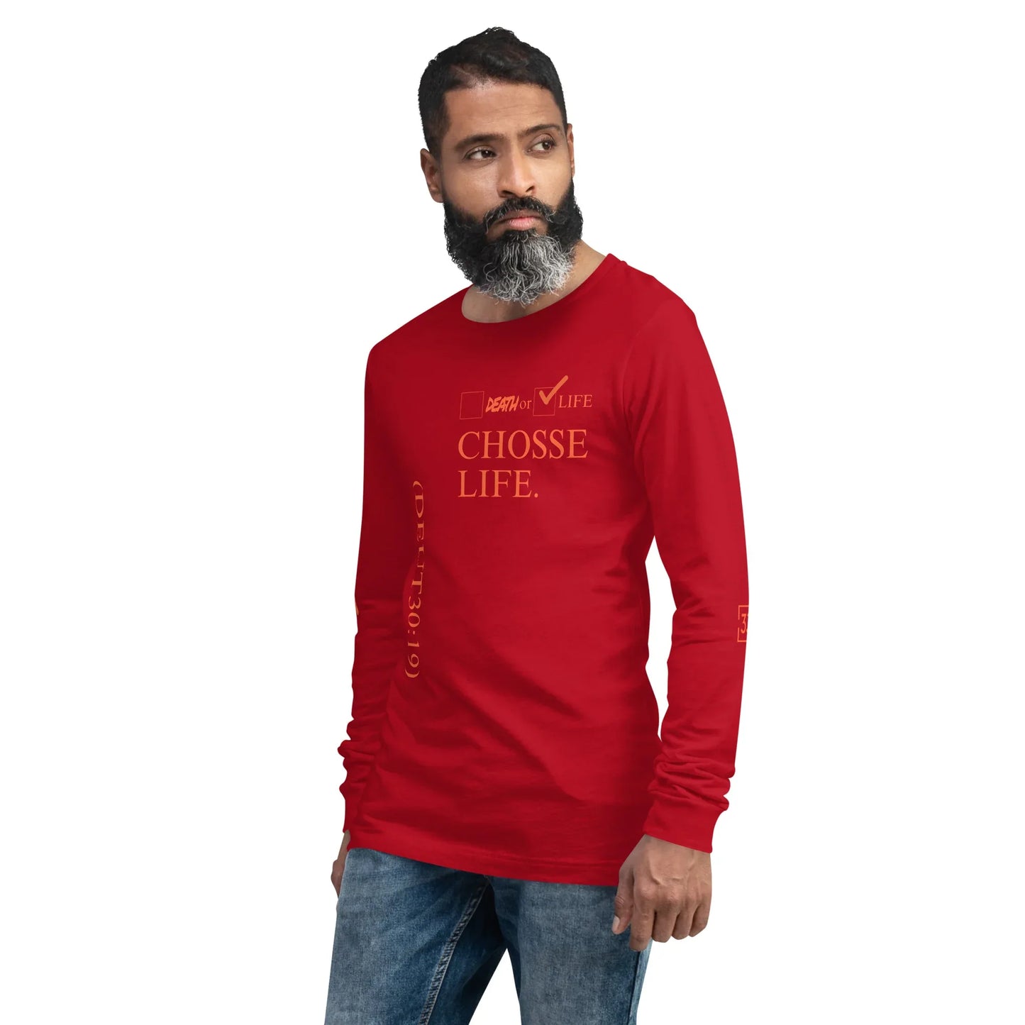 CHOOSE LIFE Unisex Long Sleeve Tee - Da G.A.T.E 33