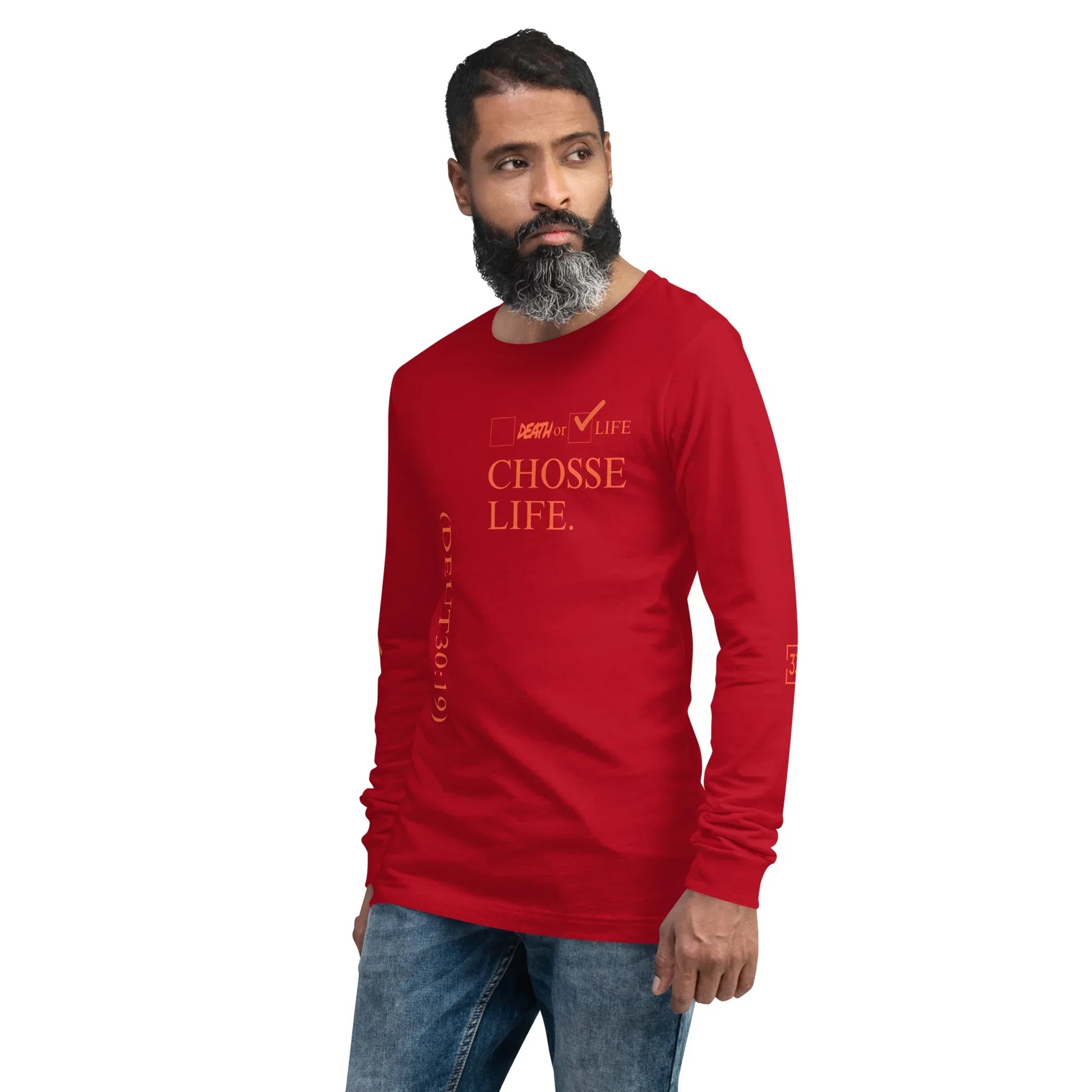 CHOOSE LIFE Unisex Long Sleeve Tee - Da G.A.T.E 33