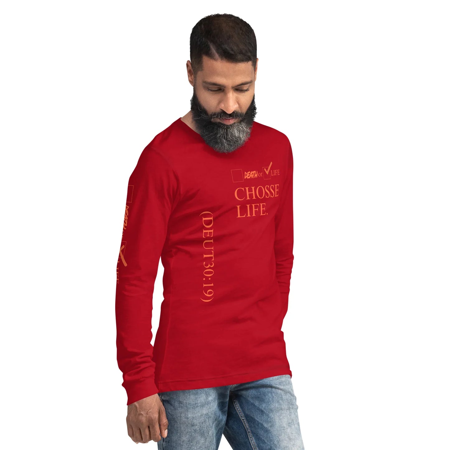CHOOSE LIFE Unisex Long Sleeve Tee - Da G.A.T.E 33