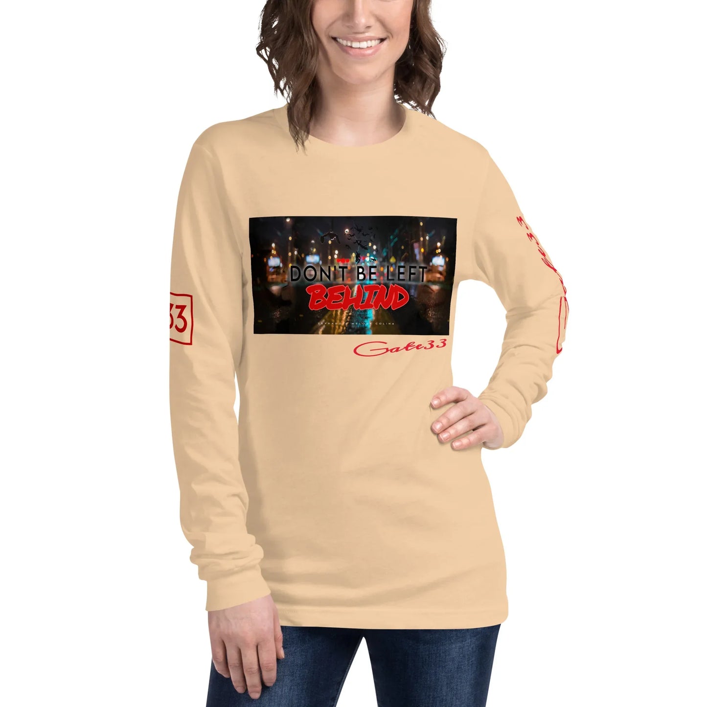 DON’T BE LEFT Unisex Long Sleeve Tee - Da G.A.T.E 33