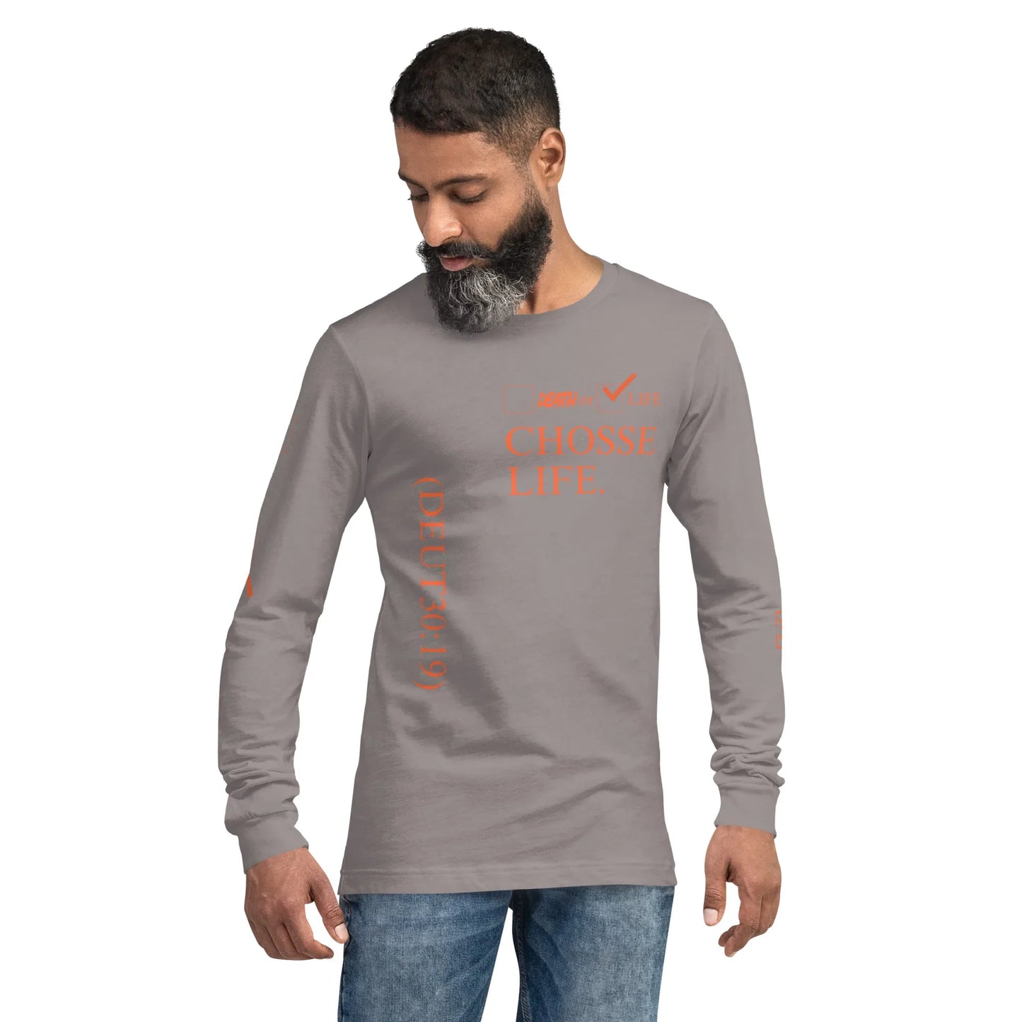 CHOOSE LIFE Unisex Long Sleeve Tee - Da G.A.T.E 33