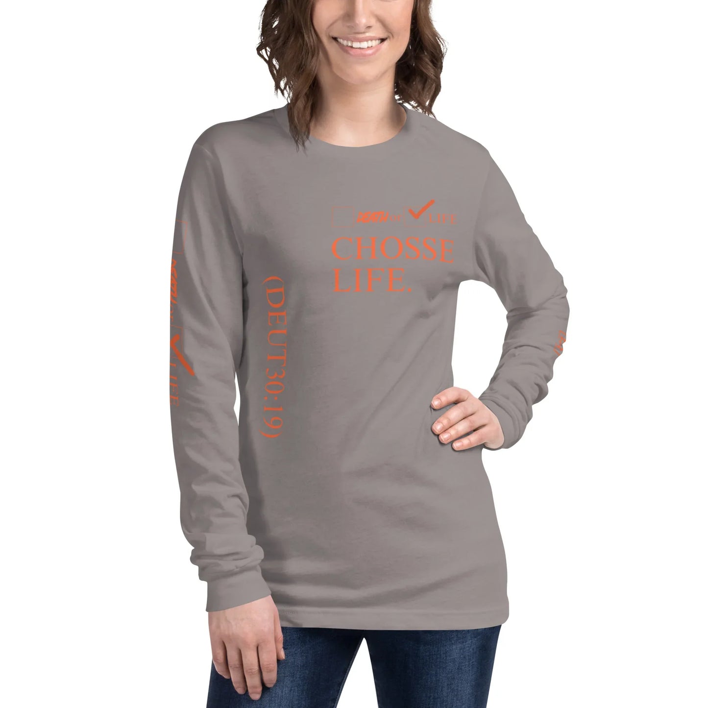 CHOOSE LIFE Unisex Long Sleeve Tee - Da G.A.T.E 33