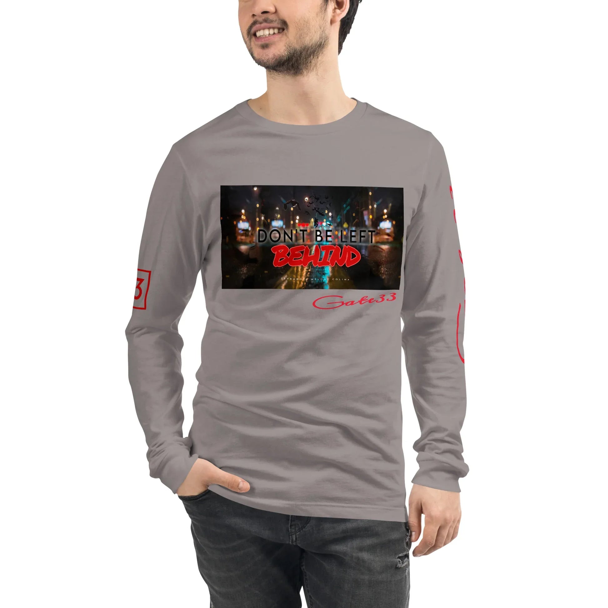 DON’T BE LEFT Unisex Long Sleeve Tee - Da G.A.T.E 33