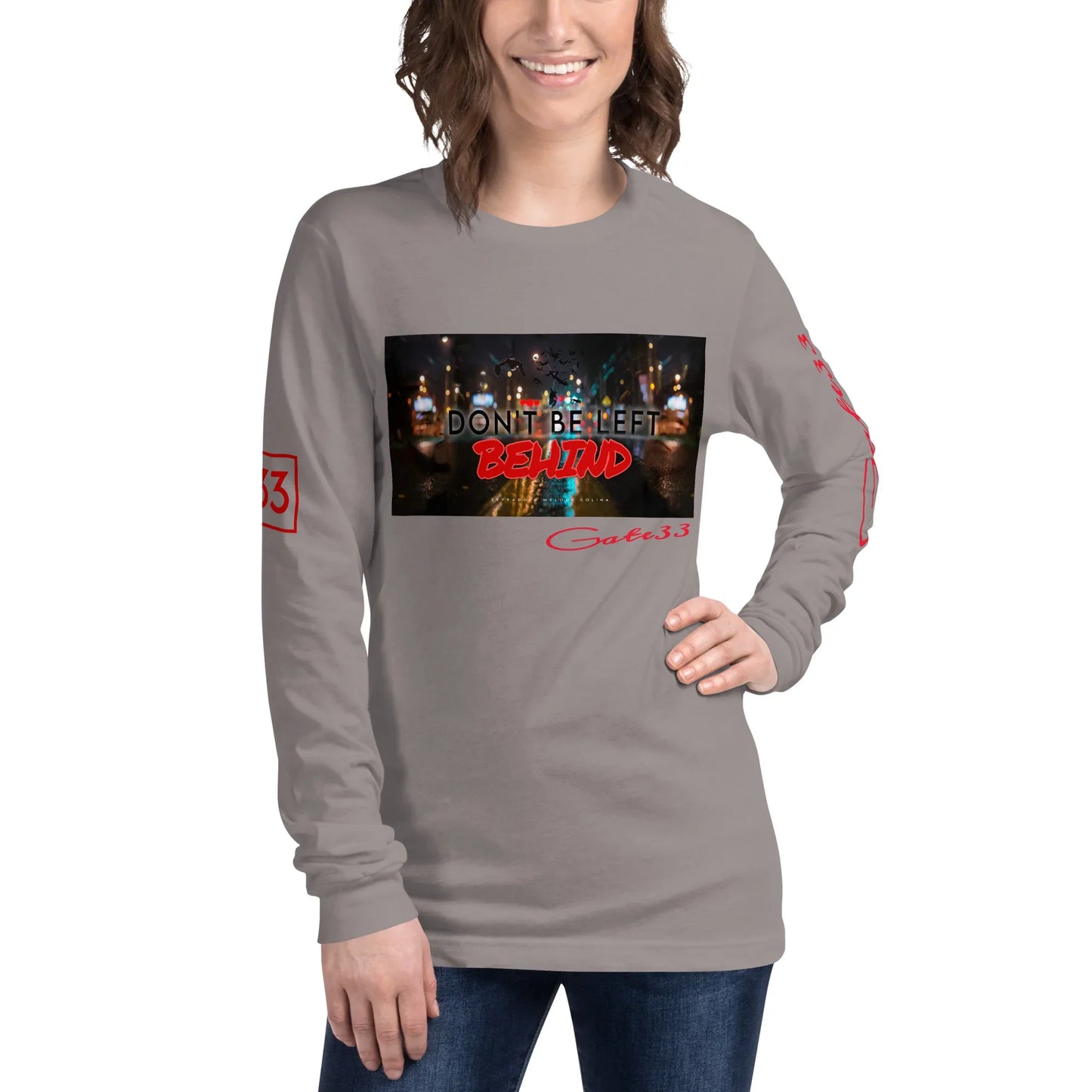DON’T BE LEFT Unisex Long Sleeve Tee - Da G.A.T.E 33