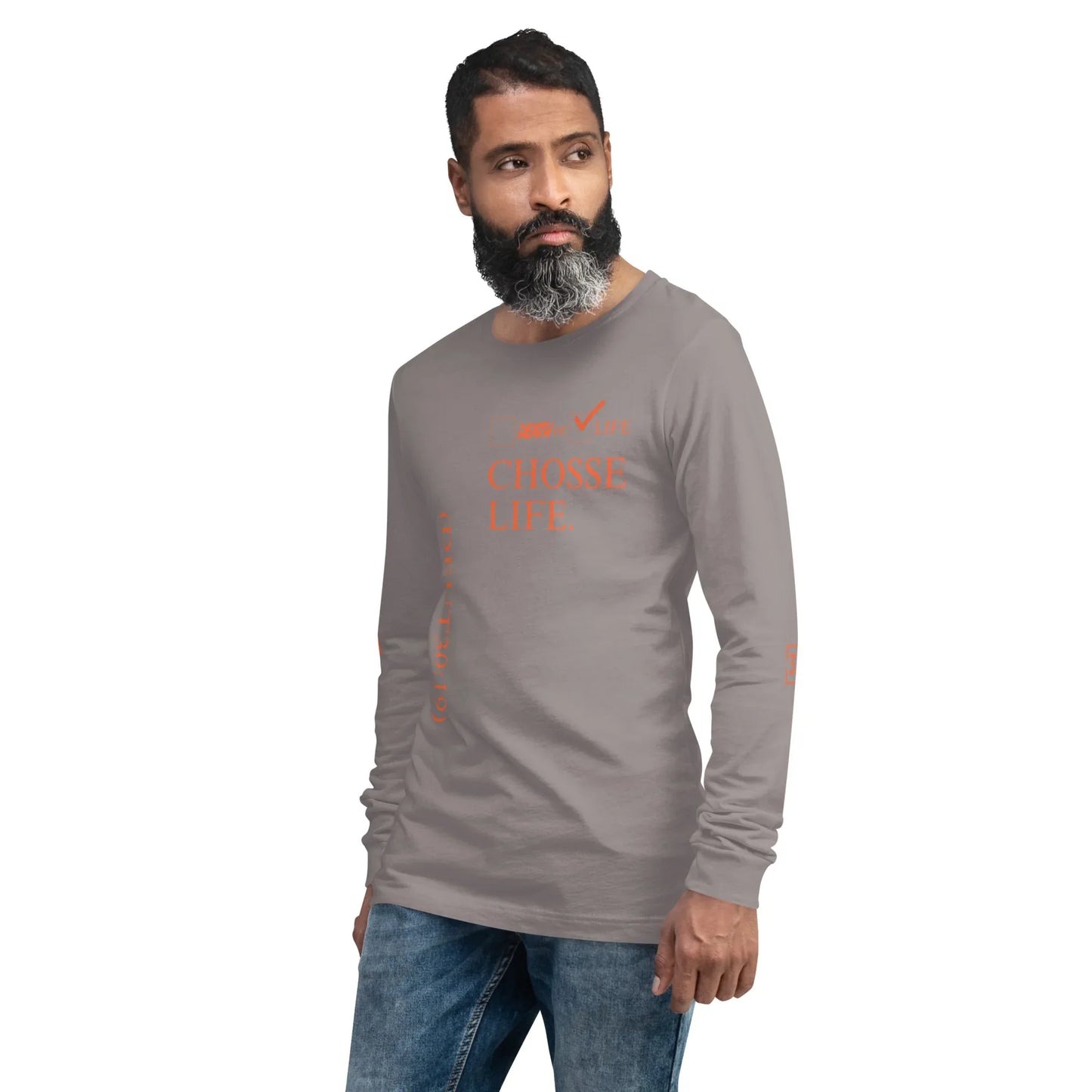 CHOOSE LIFE Unisex Long Sleeve Tee - Da G.A.T.E 33