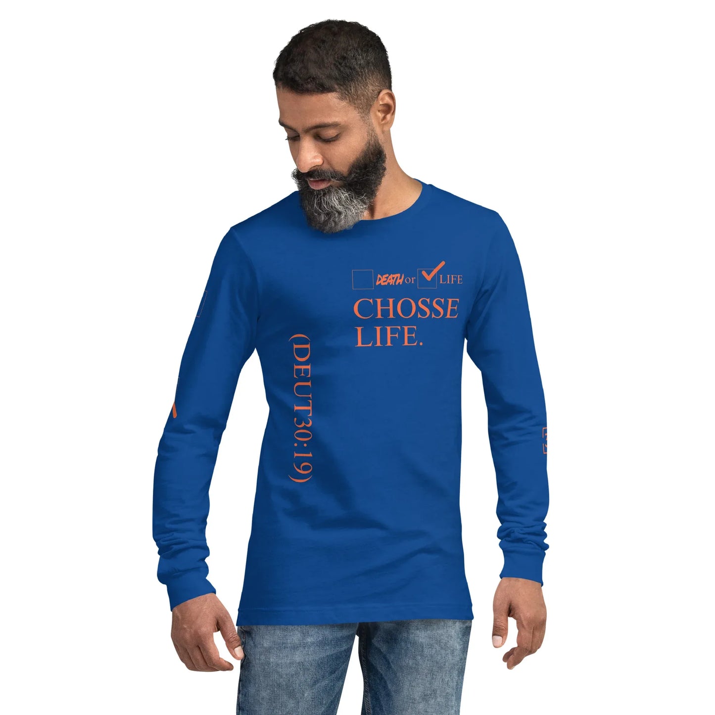 CHOOSE LIFE Unisex Long Sleeve Tee - Da G.A.T.E 33