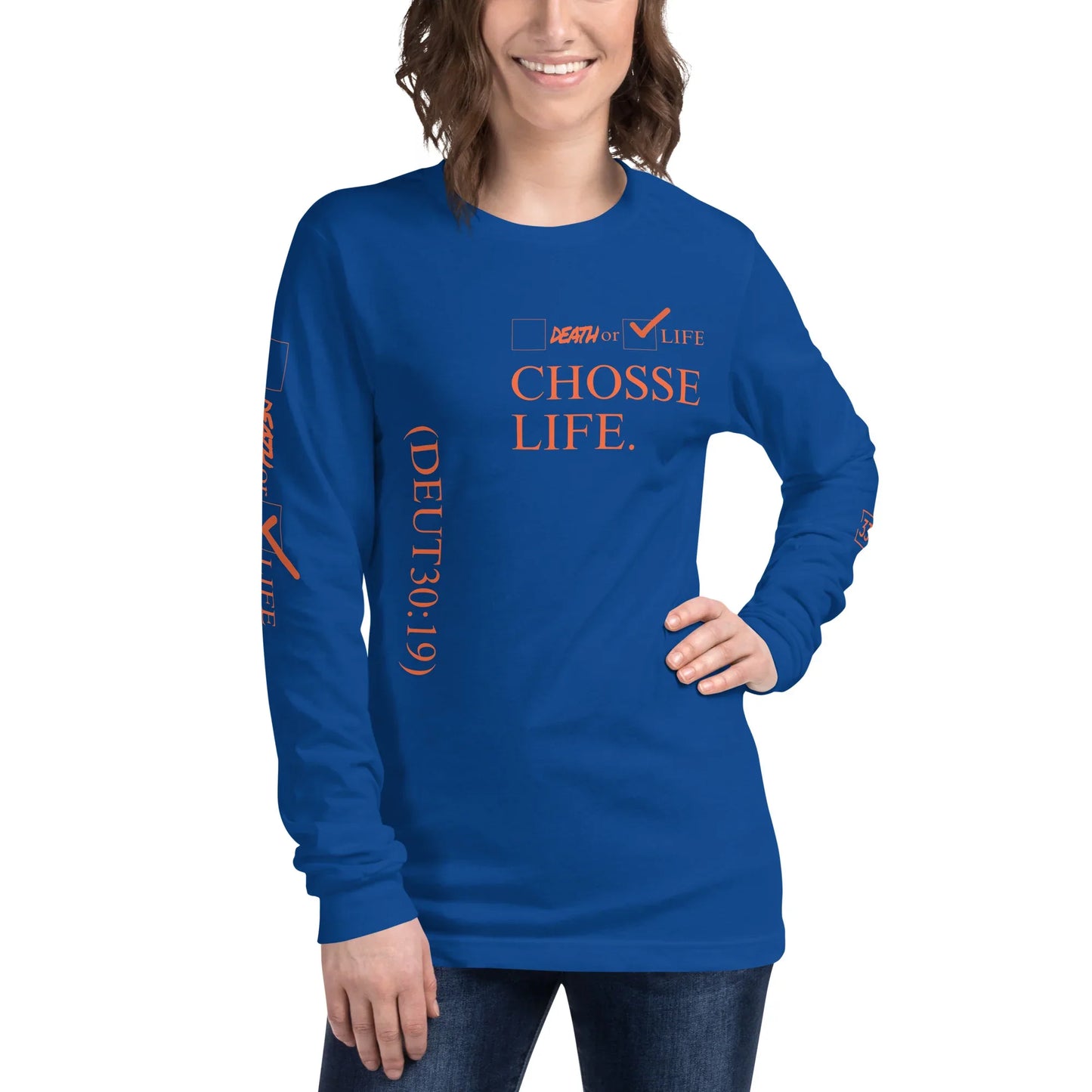 CHOOSE LIFE Unisex Long Sleeve Tee - Da G.A.T.E 33