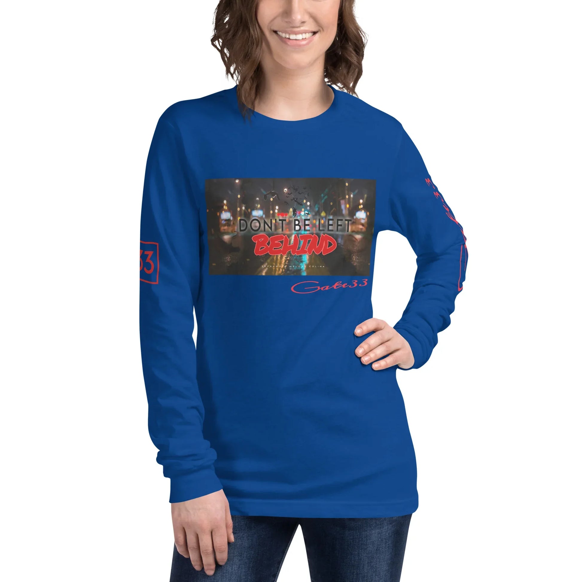 DON’T BE LEFT Unisex Long Sleeve Tee - Da G.A.T.E 33