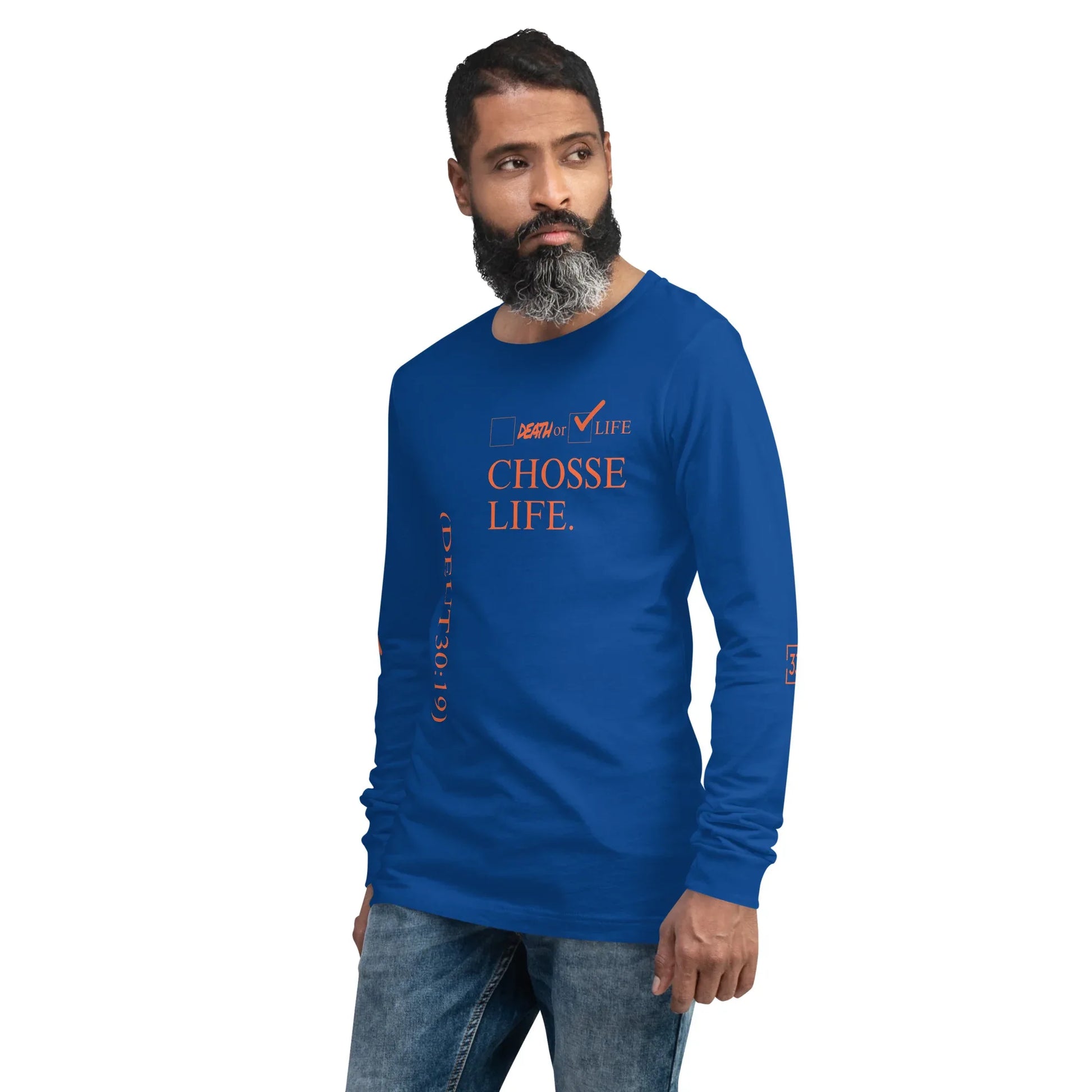 CHOOSE LIFE Unisex Long Sleeve Tee - Da G.A.T.E 33