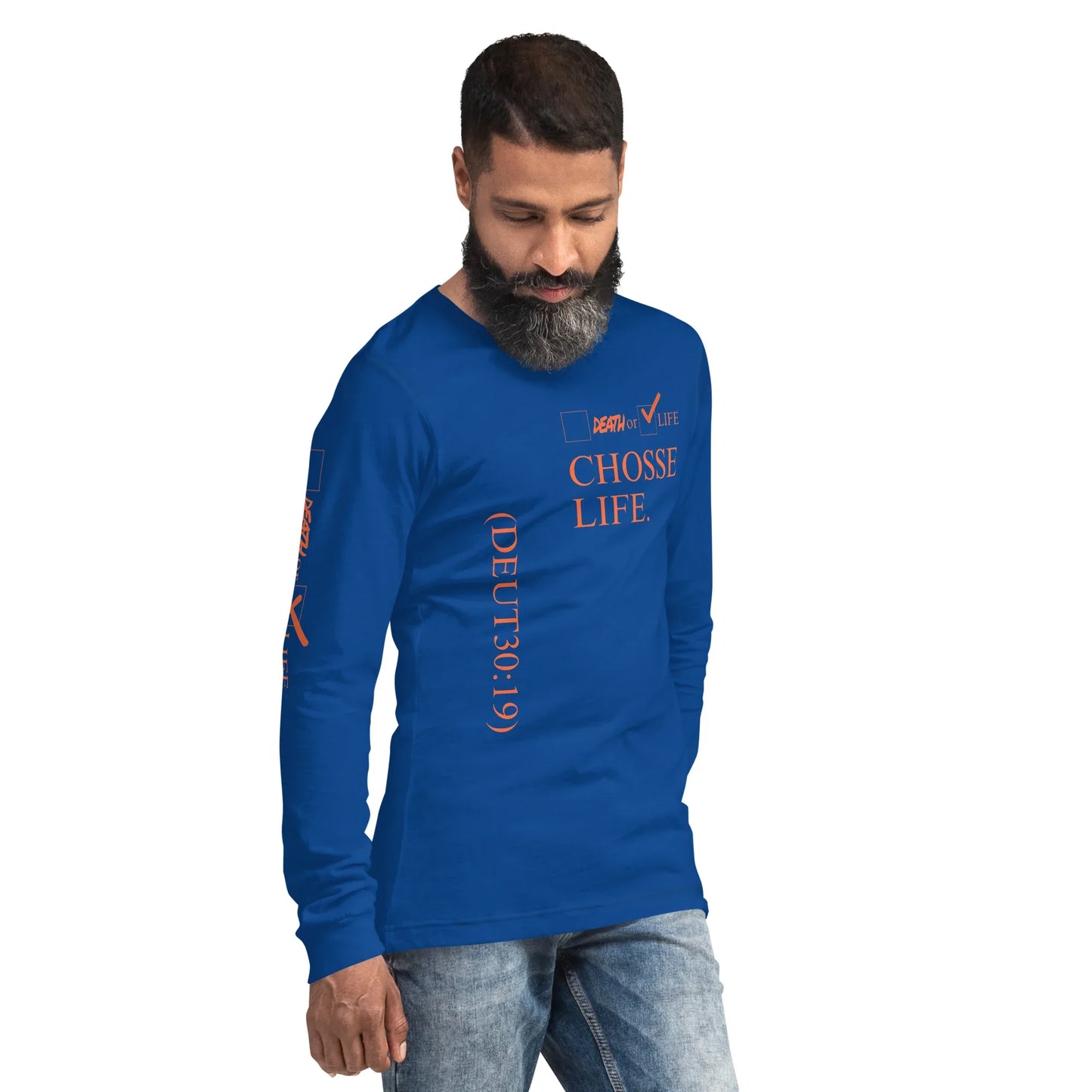 CHOOSE LIFE Unisex Long Sleeve Tee - Da G.A.T.E 33