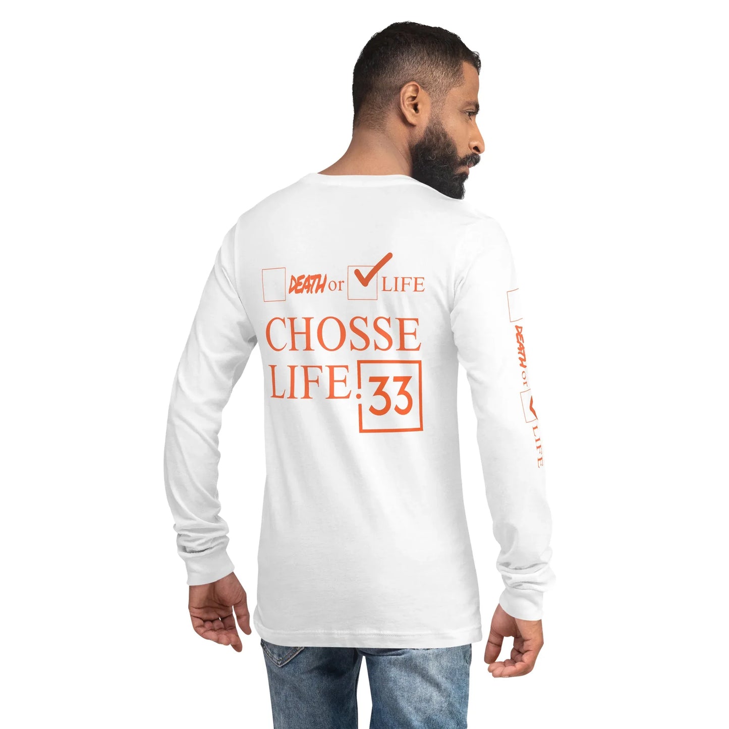 CHOOSE LIFE Unisex Long Sleeve Tee - Da G.A.T.E 33