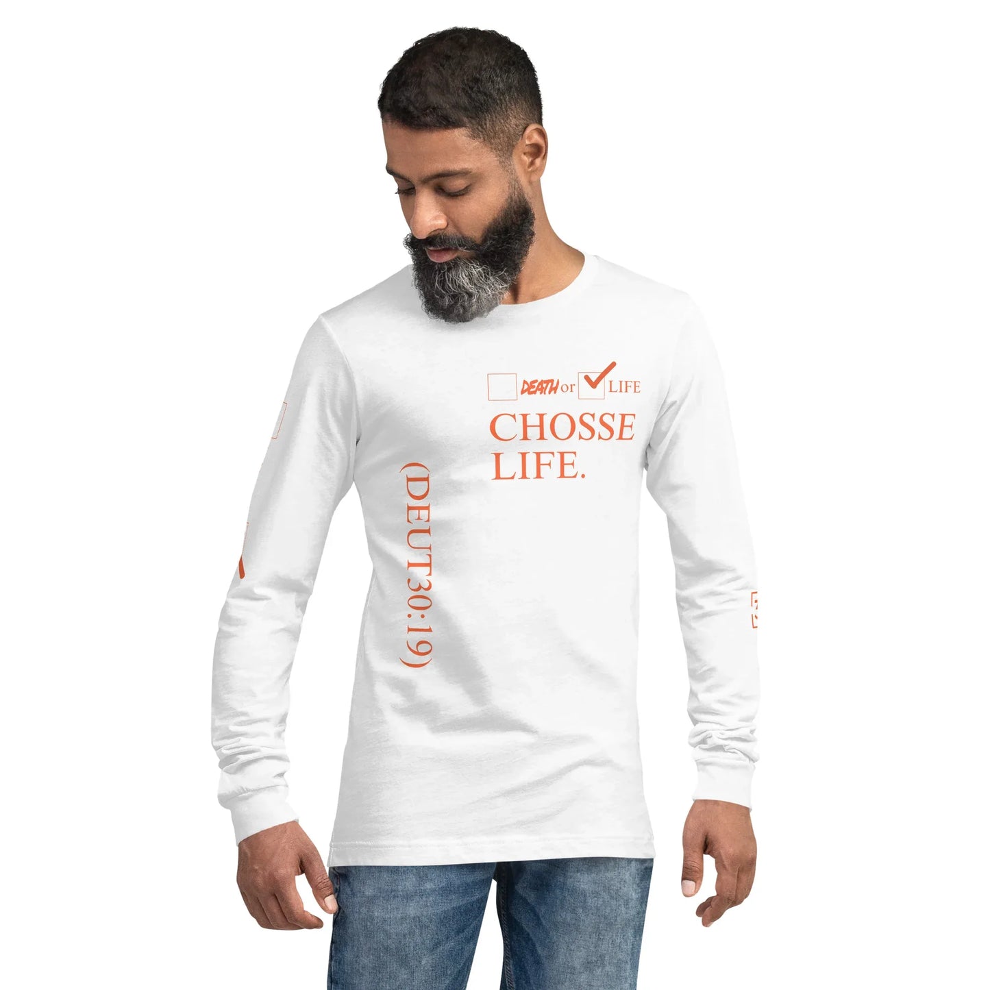 CHOOSE LIFE Unisex Long Sleeve Tee - Da G.A.T.E 33
