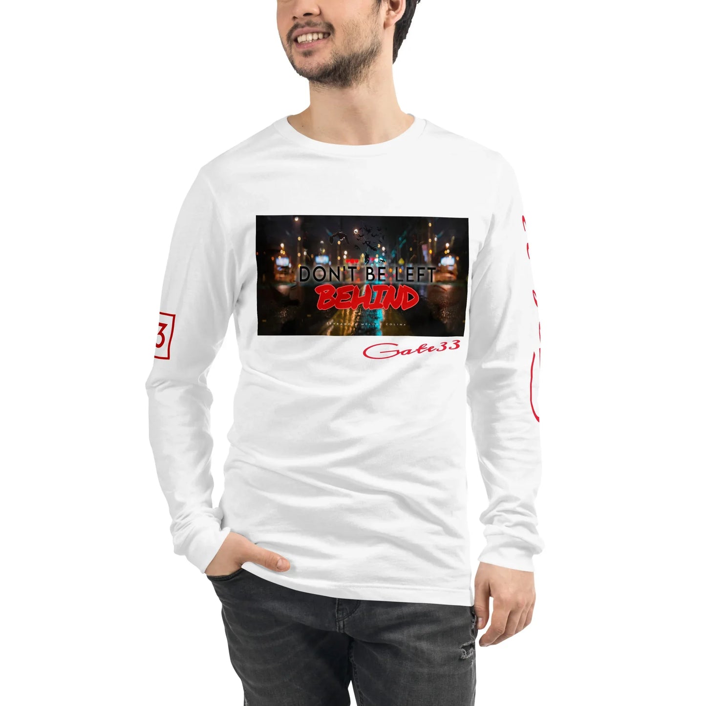 DON’T BE LEFT Unisex Long Sleeve Tee - Da G.A.T.E 33