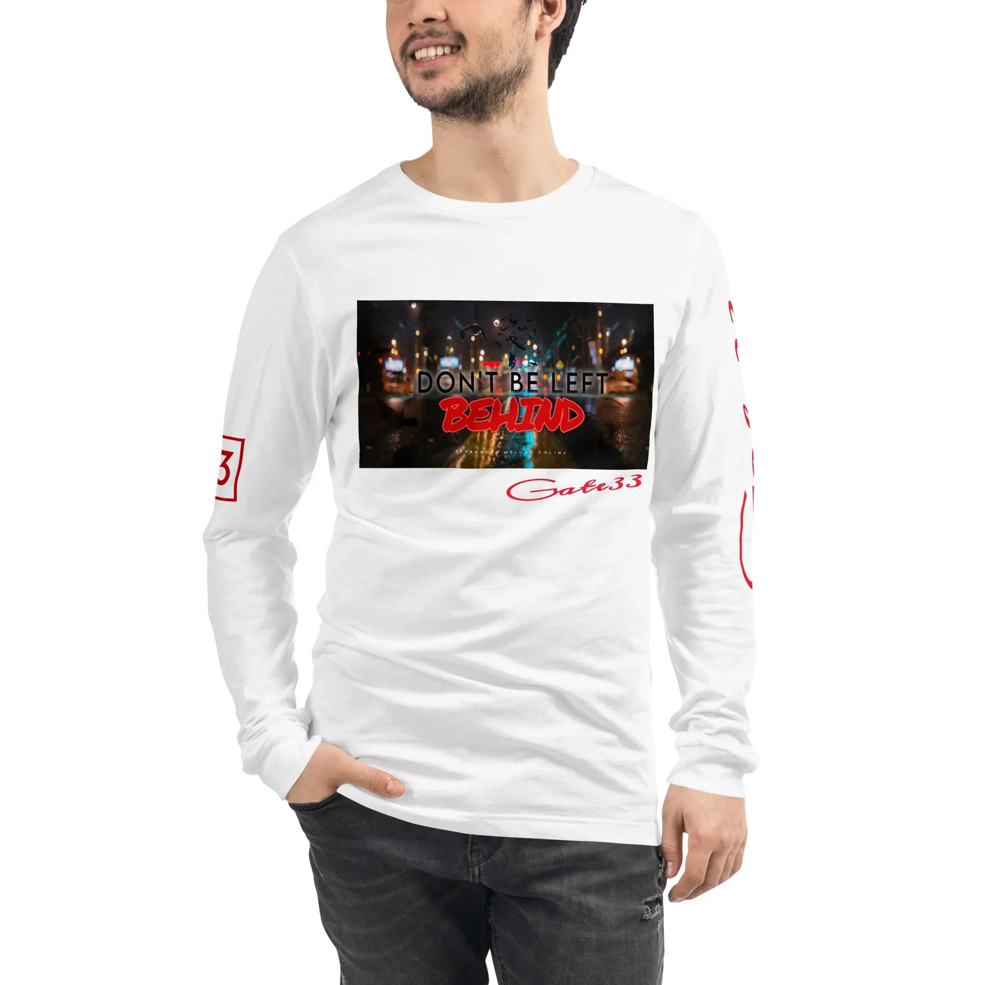 DON’T BE LEFT Unisex Long Sleeve Tee - Da G.A.T.E 33
