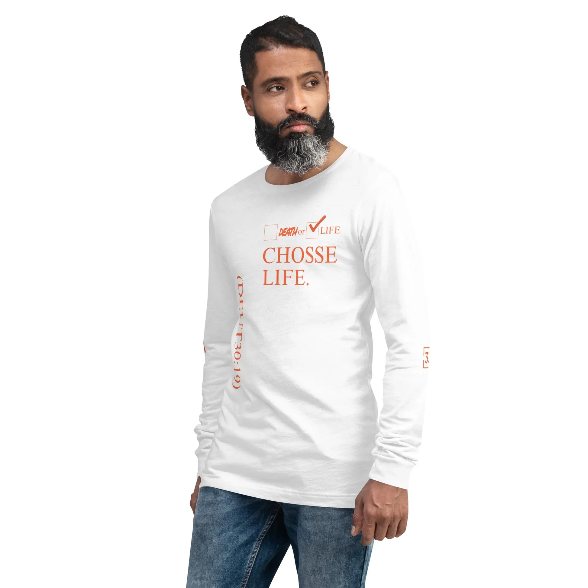 CHOOSE LIFE Unisex Long Sleeve Tee - Da G.A.T.E 33