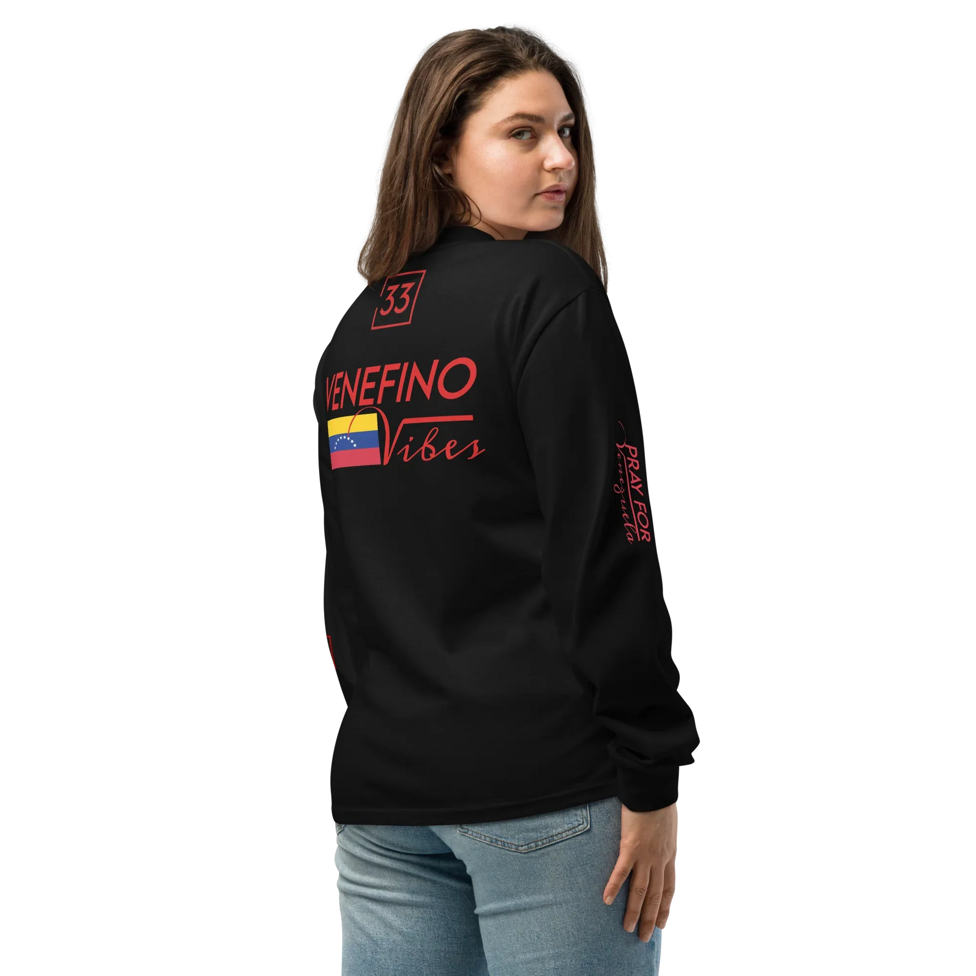 Pray for Venezuela Premium heavyweight long sleeve shirt - Da G.A.T.E 33