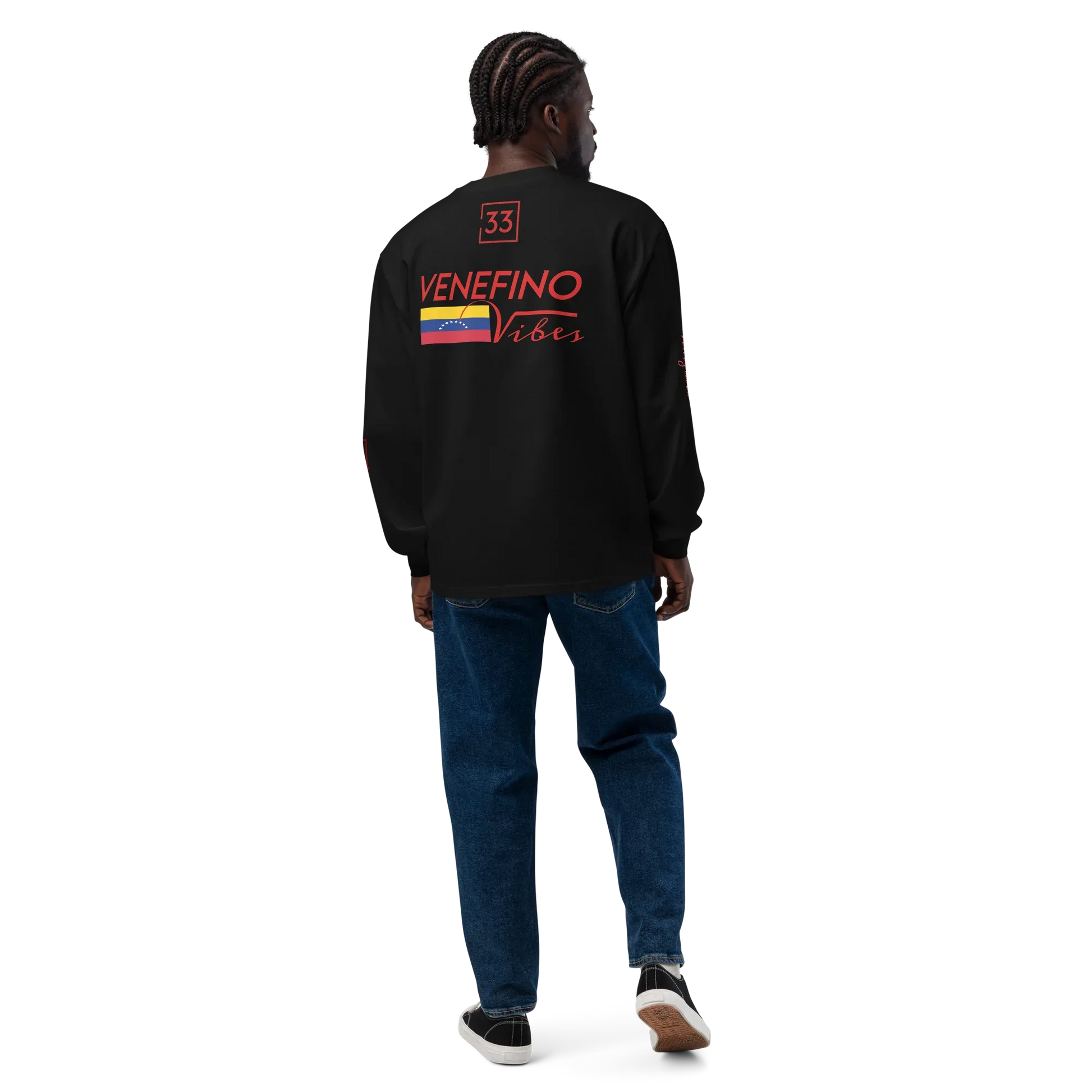 Pray for Venezuela Premium heavyweight long sleeve shirt - Da G.A.T.E 33