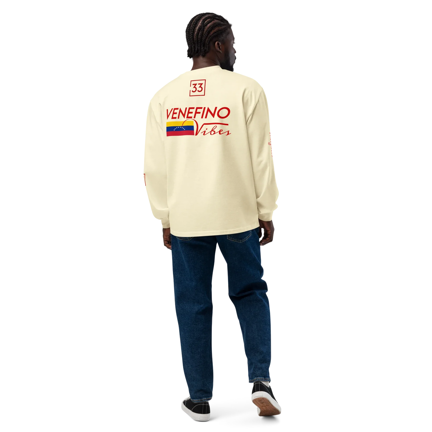 Pray for Venezuela Premium heavyweight long sleeve shirt - Da G.A.T.E 33