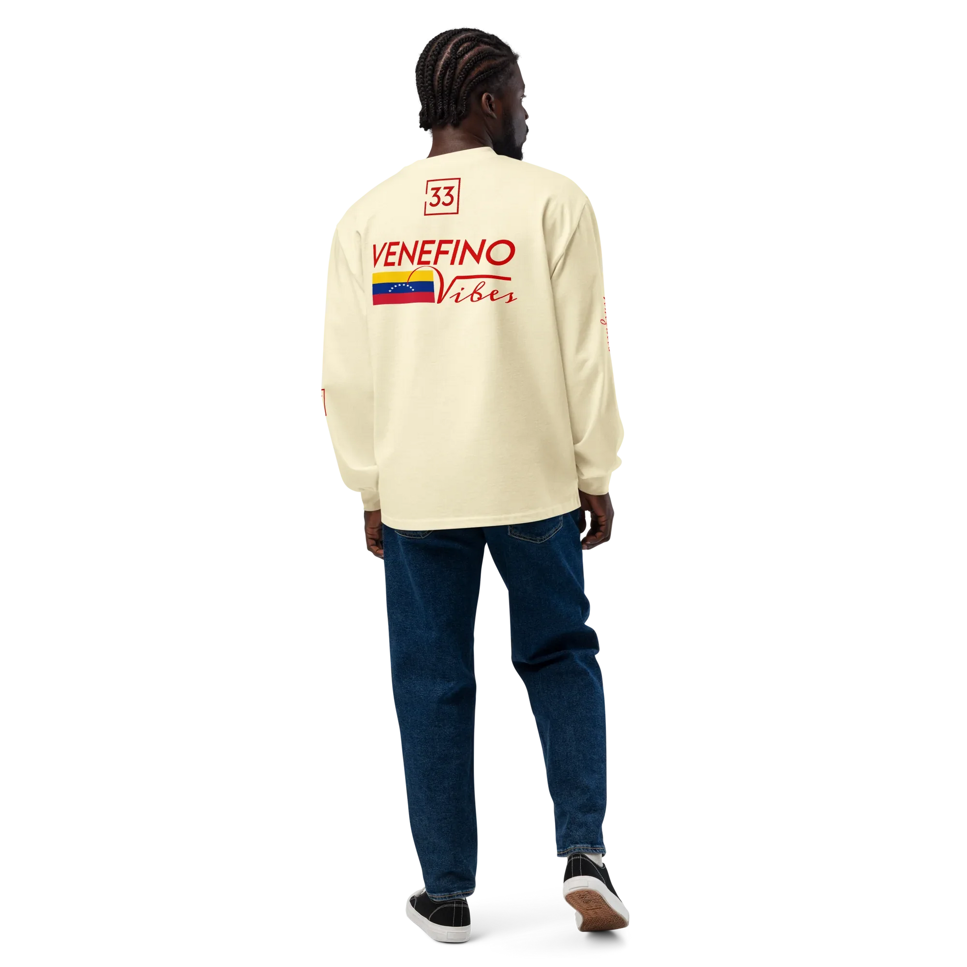 Pray for Venezuela Premium heavyweight long sleeve shirt - Da G.A.T.E 33