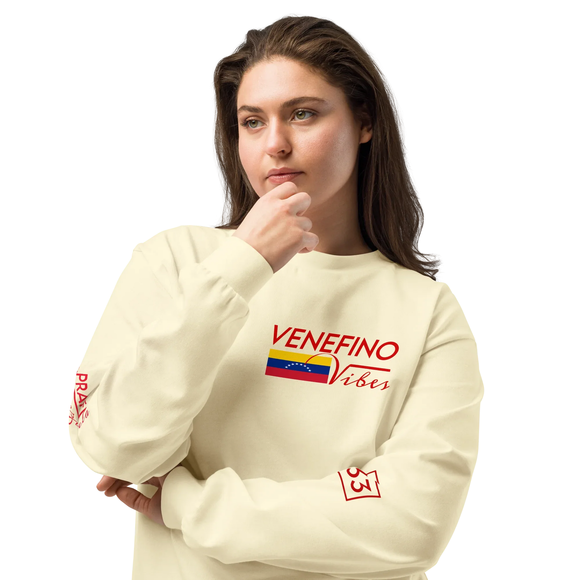 Pray for Venezuela Premium heavyweight long sleeve shirt - Da G.A.T.E 33